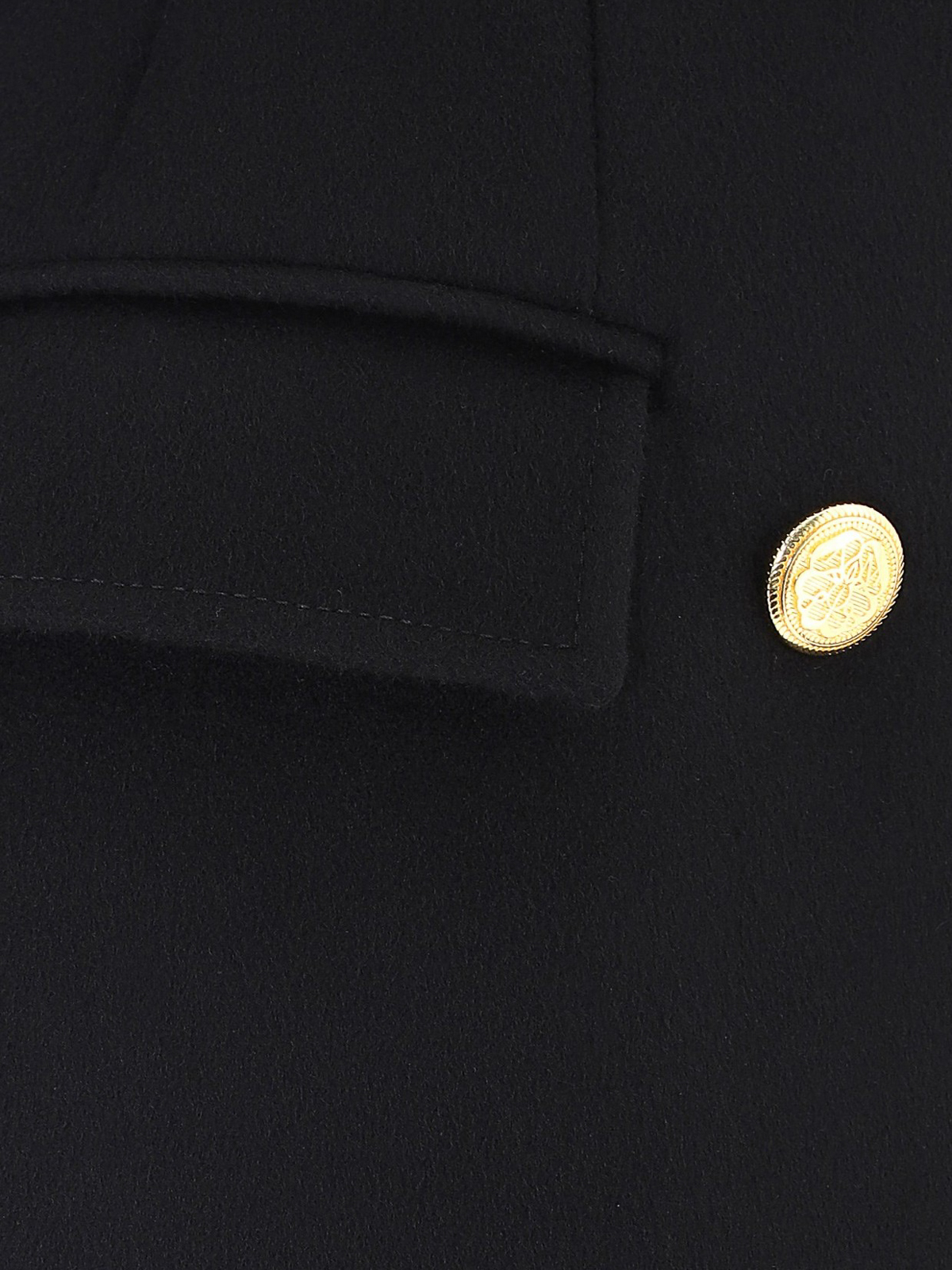 Long coats Alexander Mcqueen - Golden button detailed wool blend 