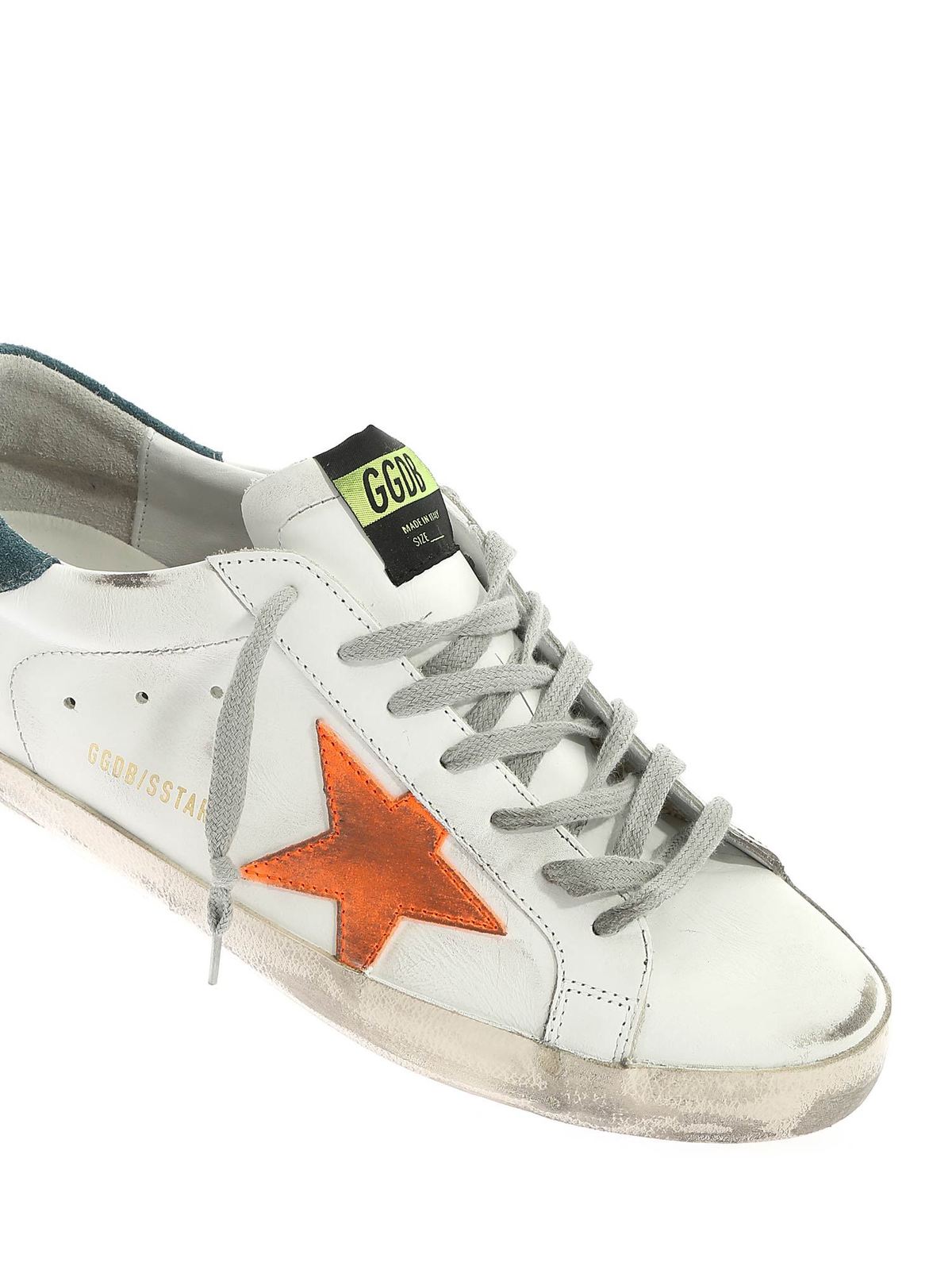 Trainers Golden Goose - Fluo star Superstar sneakers white - G36MS590T79