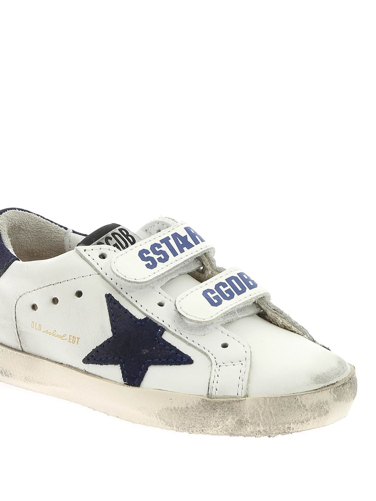Trainers Golden - Old School sneakers in white and blue -