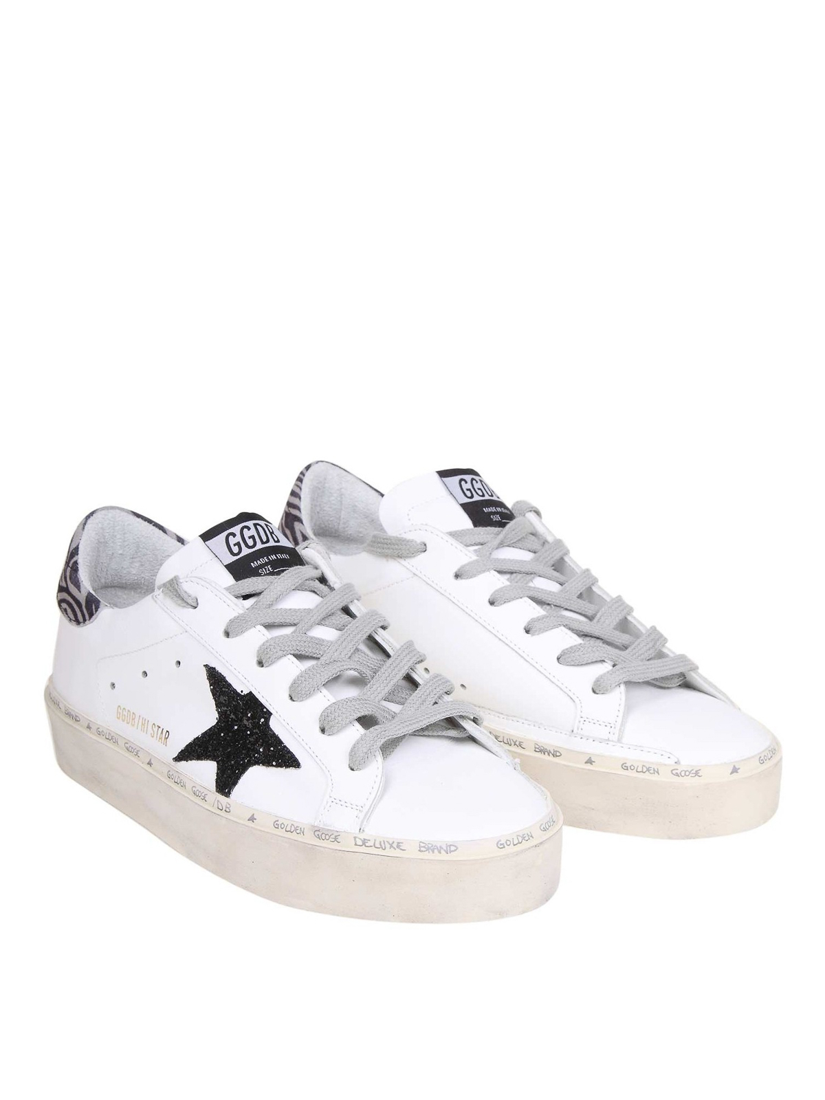 Trainers Golden Goose - Hi Star leather sneakers - G34WS945E7 | iKRIX.com