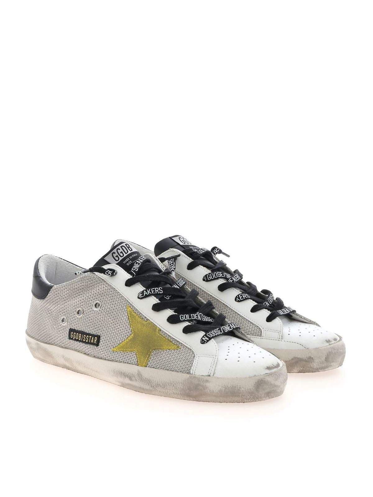 Trainers Golden Goose - Super-Star Classic sneakers in white and grey ...