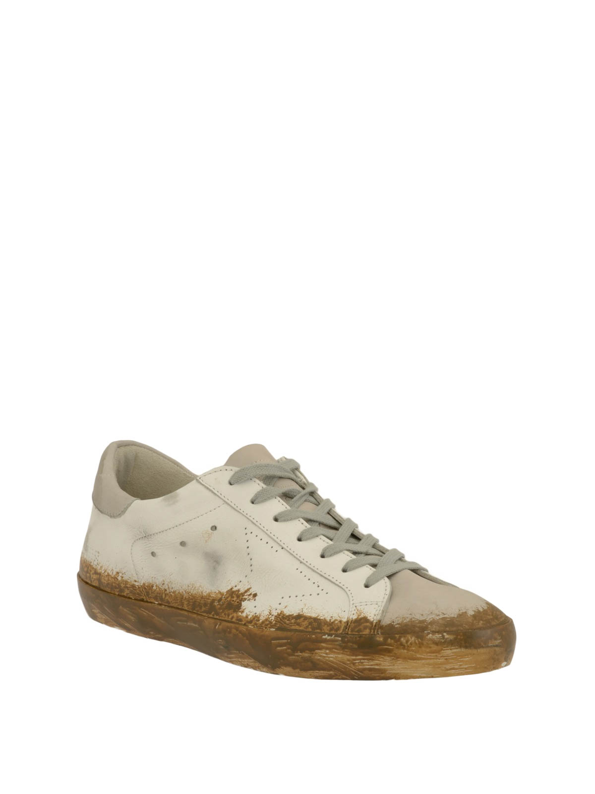 Trainers Golden Goose - Super Star muddy effect sneakers - G29MS590A62