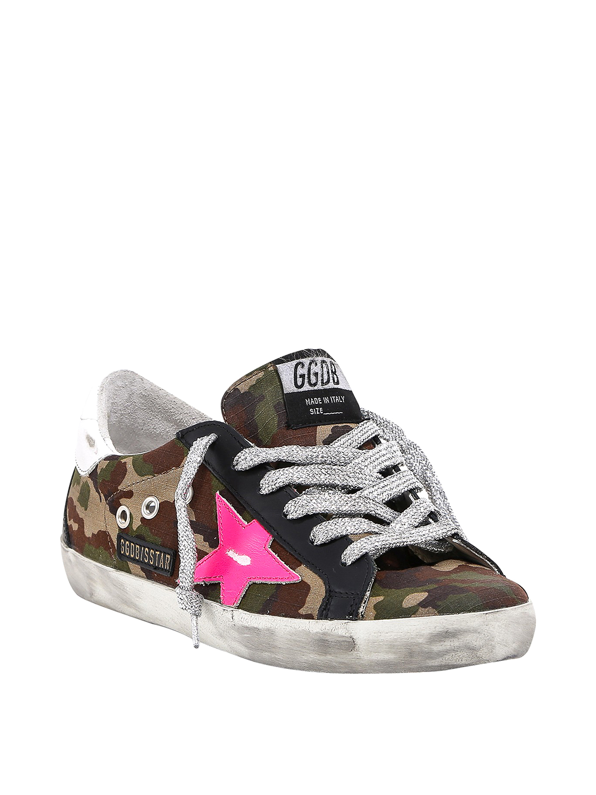 golden goose camo sneakers