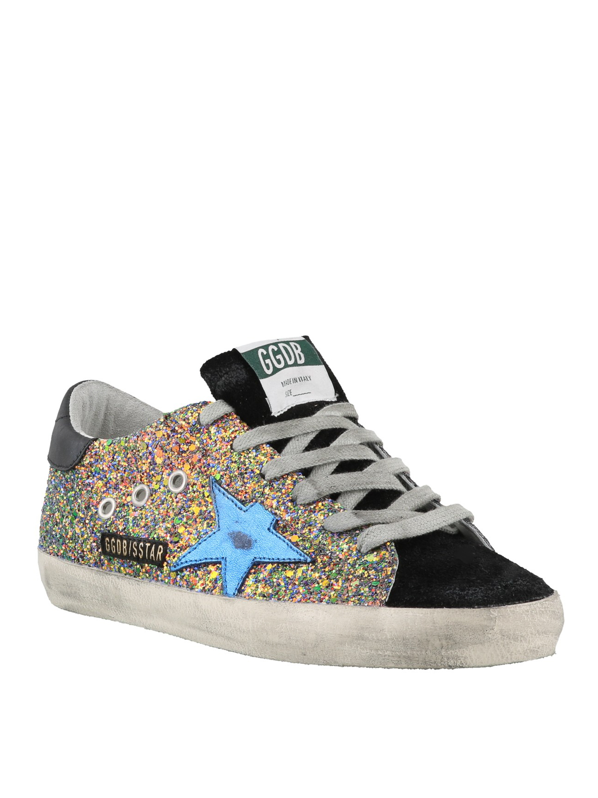 Golden Goose Superstar Multicolour Glitter Sneakers Trainers G34ws590o19