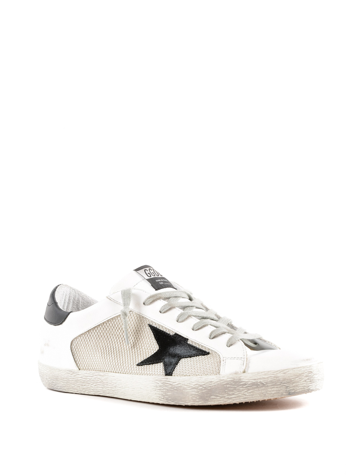 Trainers Golden Goose - Superstar white and black sneakers - G33MS590L26