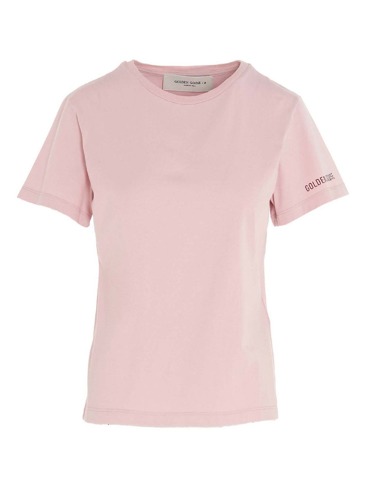 T-shirts Golden Goose - Ania T-shirt in pink - GWP00319P00018725528