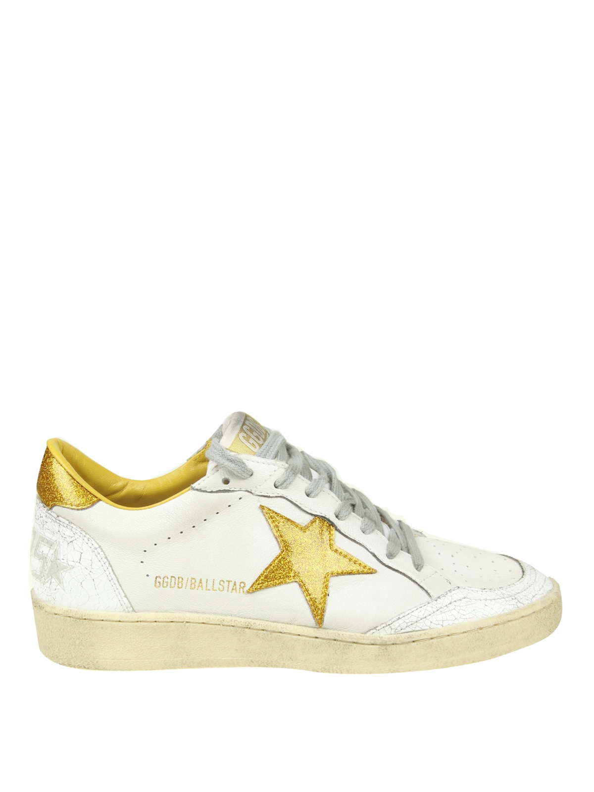 golden goose sneakers gold glitter star