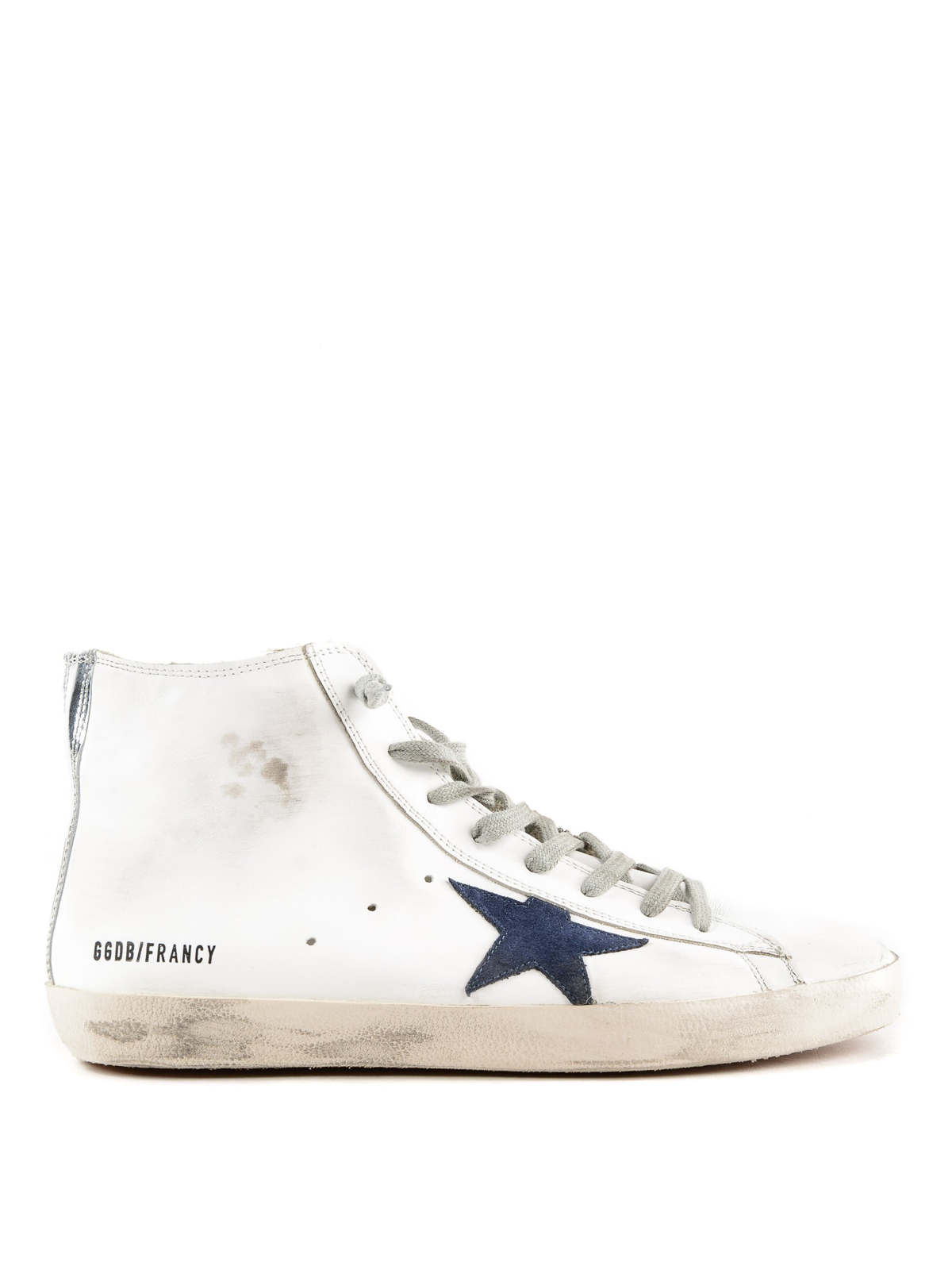 Trainers Golden Goose - Francy white and blue high top sneakers
