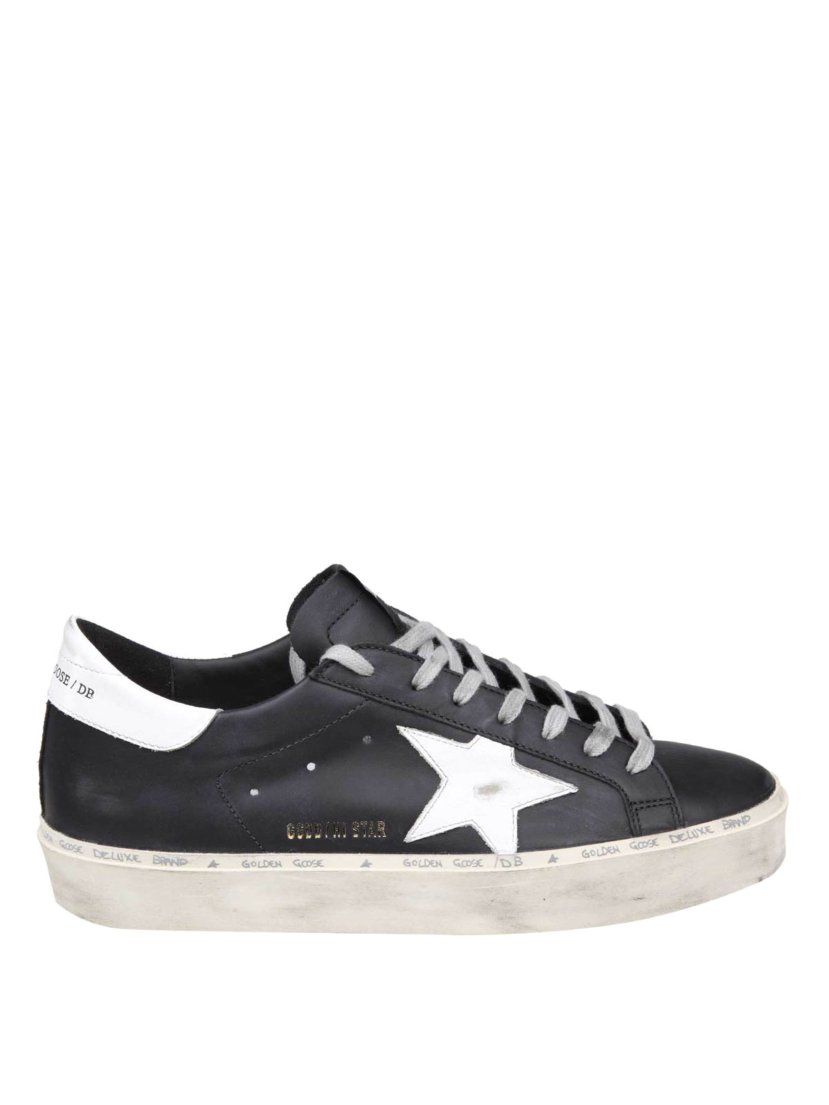 golden goose black leather