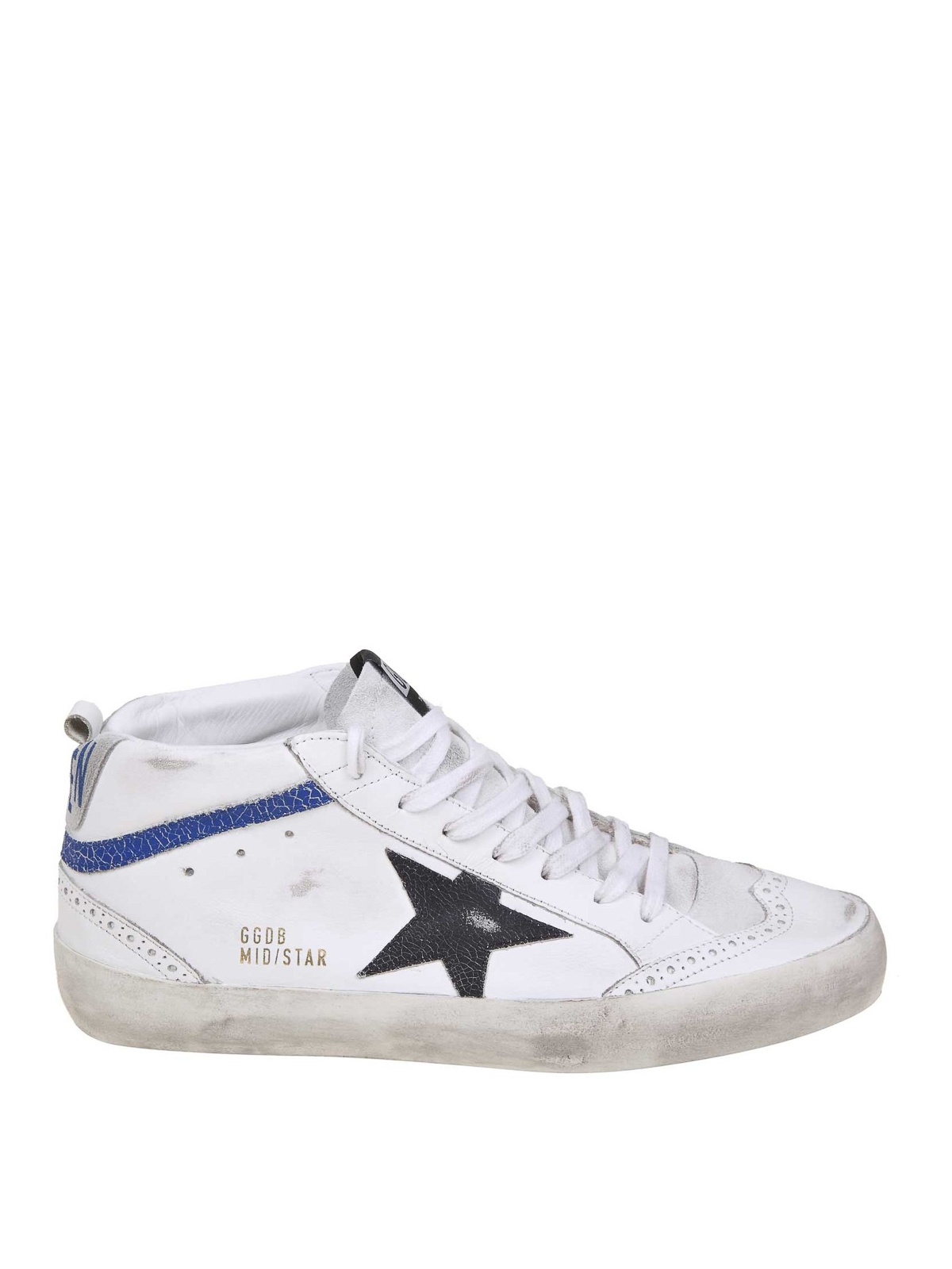 leather mid sneakers