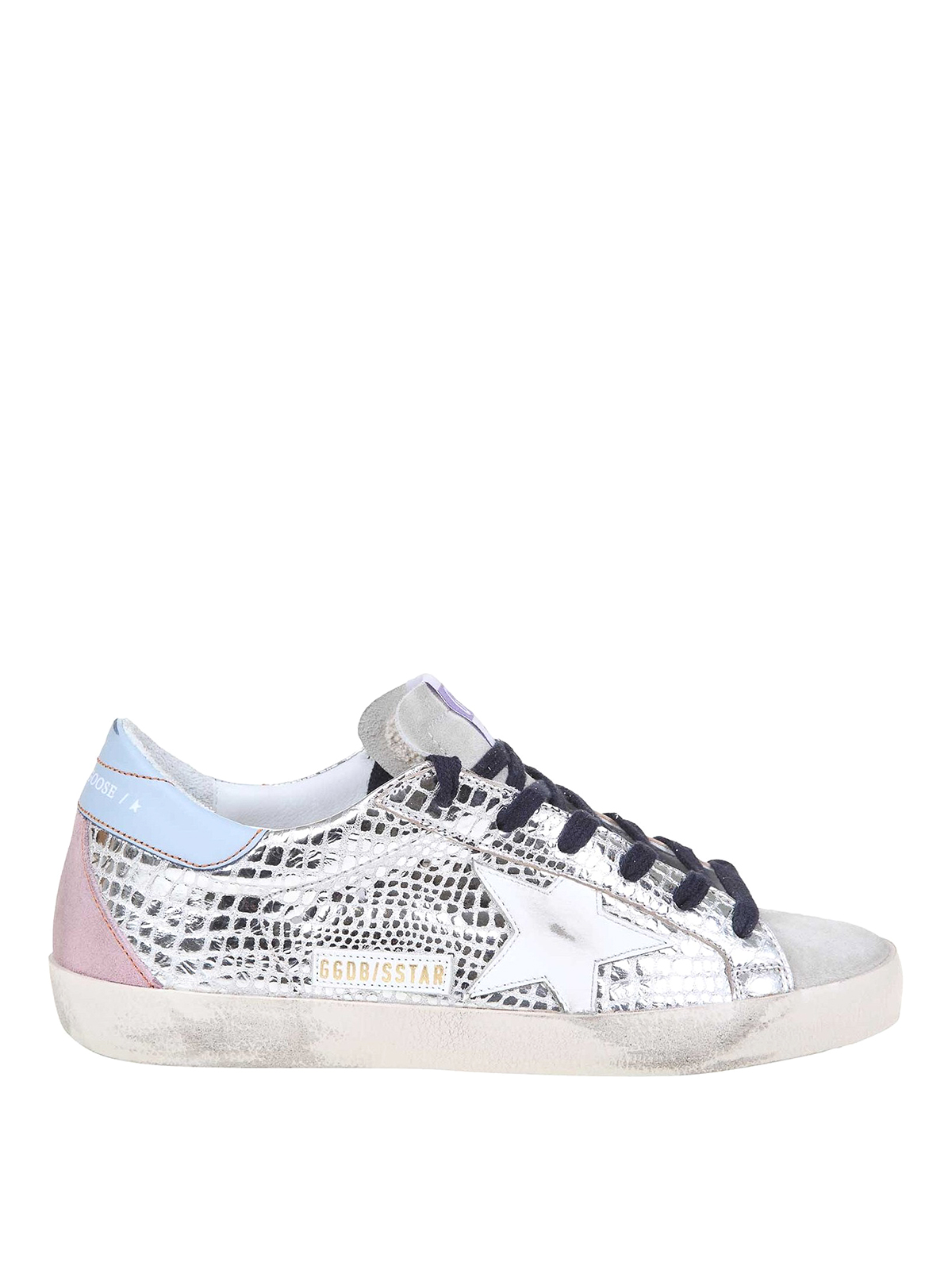 Trainers Golden Goose - Superstar laminated leather sneakers 