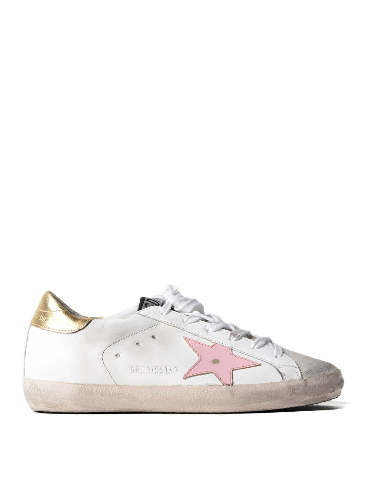 Golden Goose - Sneaker Superstar con stella rosa - sneakers - G32WS590E76