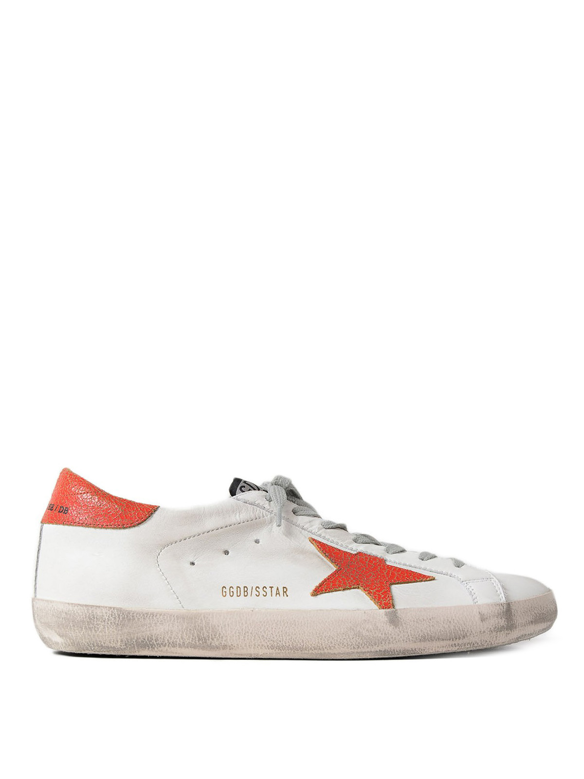 Trainers Golden Goose - Superstar red detailed sneakers - G32MS590D90