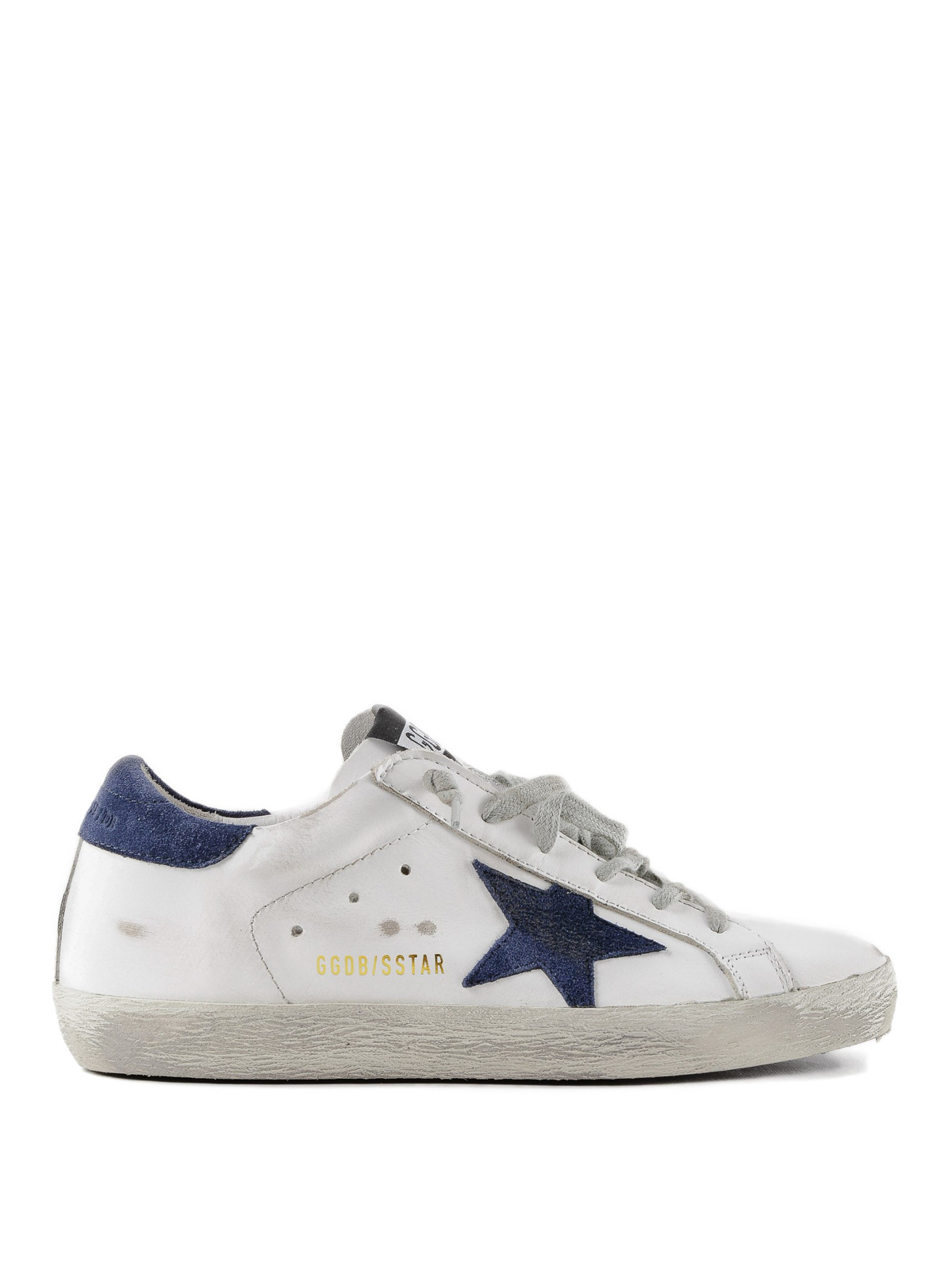 Golden Goose - Superstar sneakers with dark blue star - trainers ...
