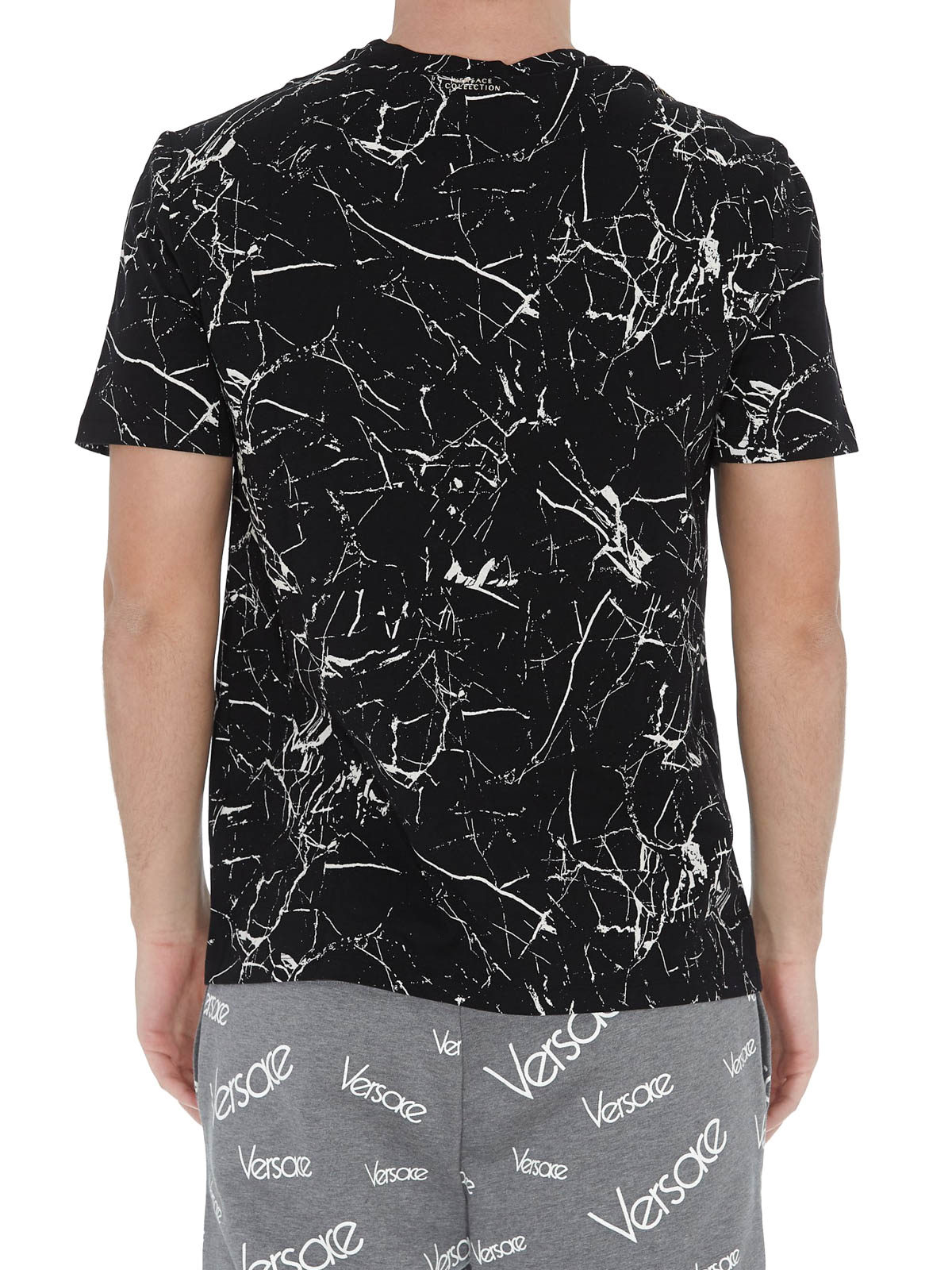 Versace Collection Black Printed T-Shirt 