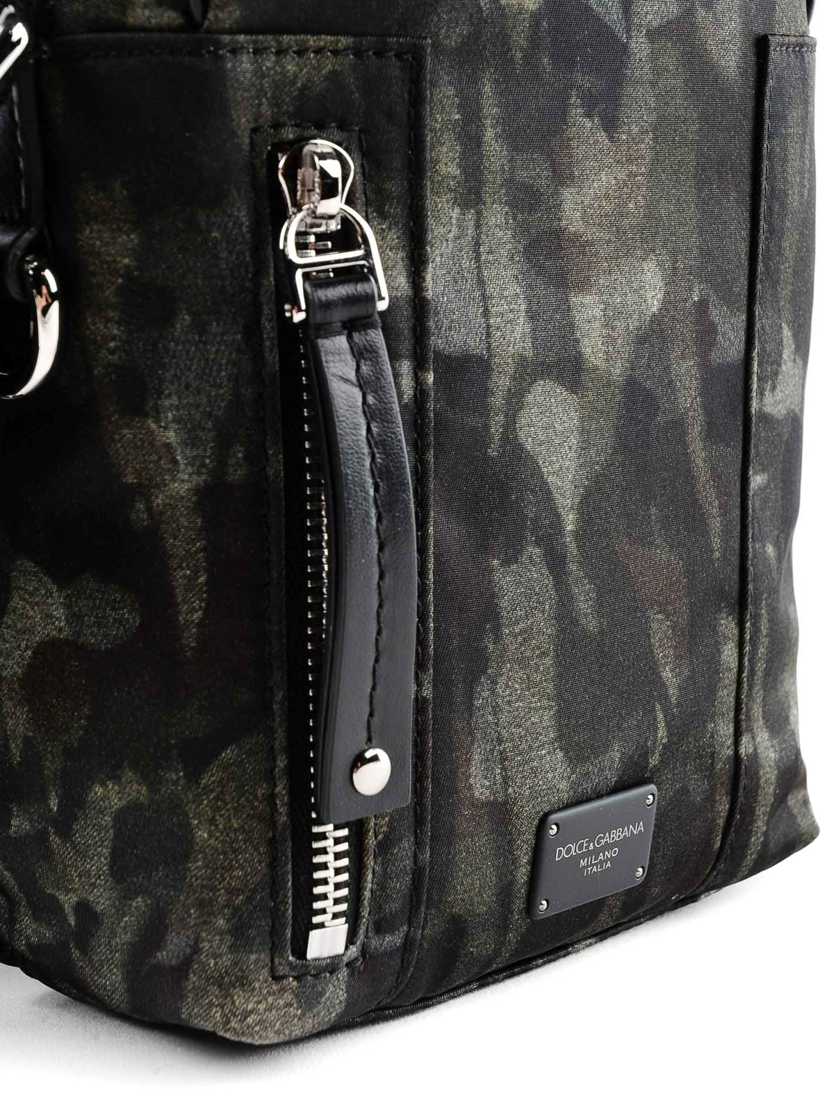 Cross body bags Dolce & Gabbana - Green camouflage nylon messenger bag -  BM515AAV689HH046