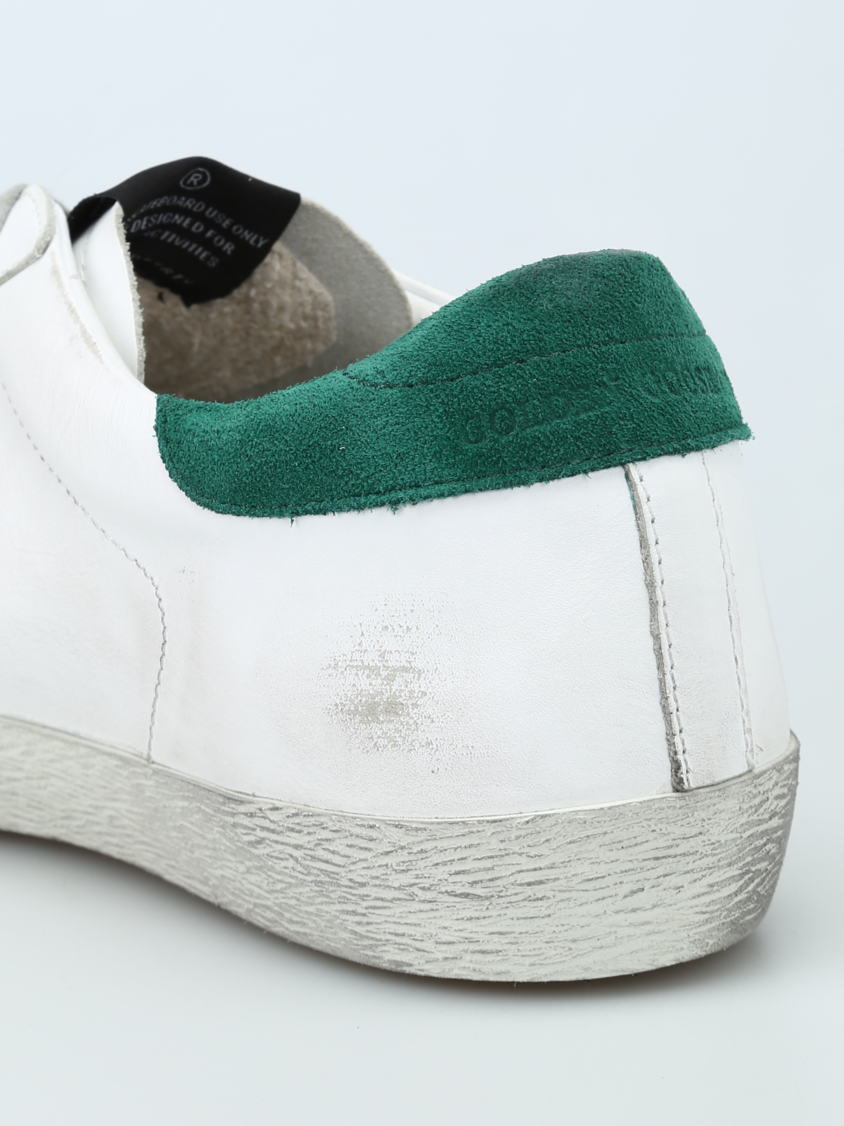 Sneakers Golden Goose - Sneaker Superstar con stella verde - G33MS590L24