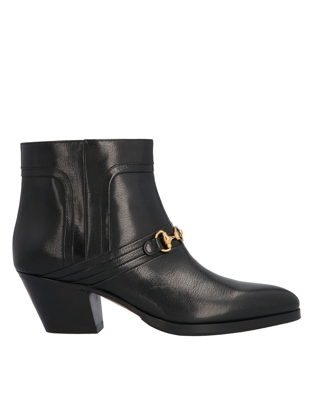 gucci boots black leather