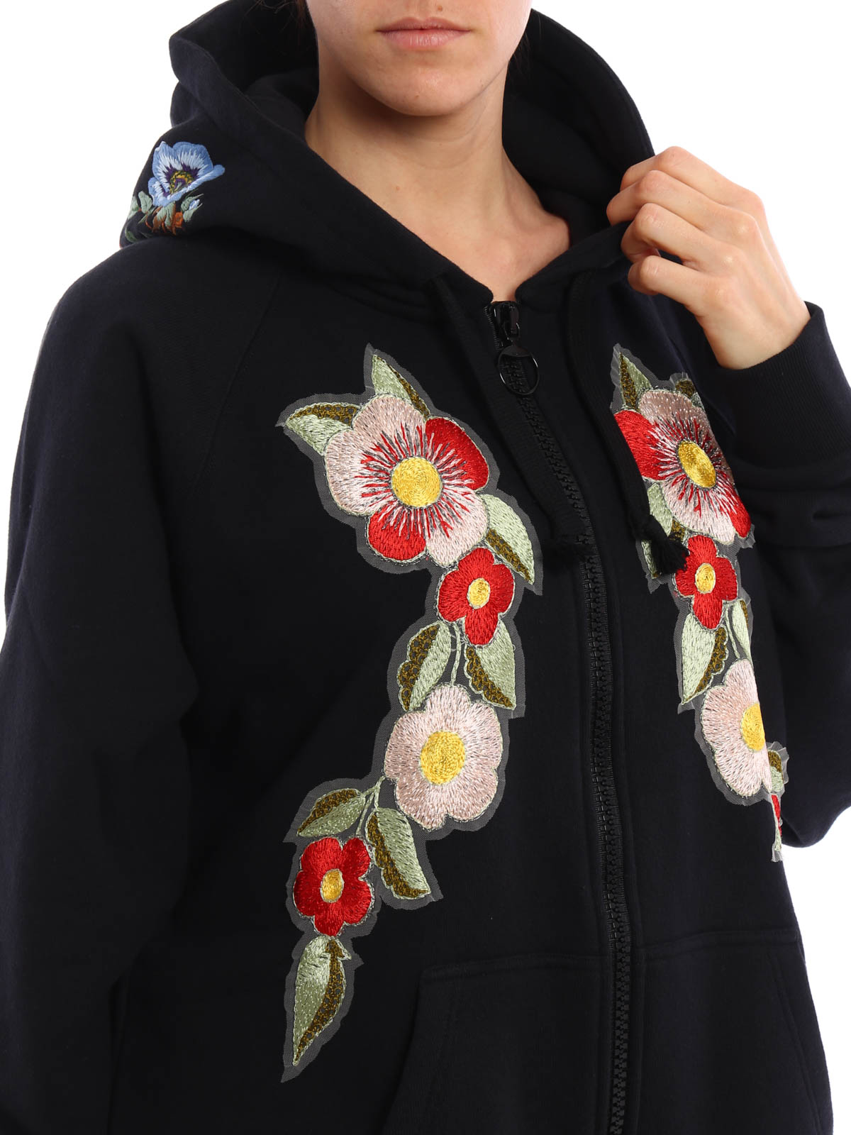 gucci flower hoodie