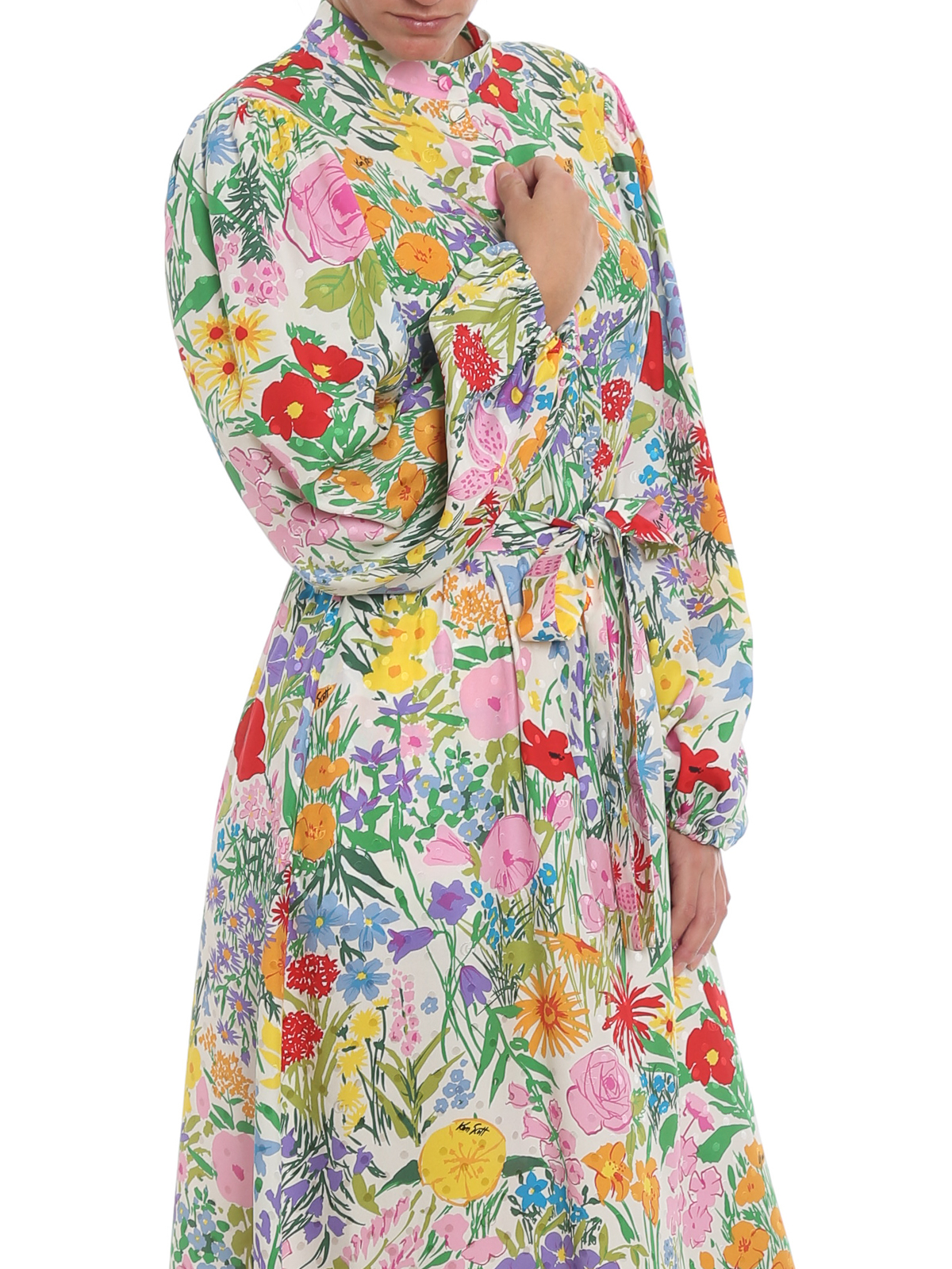 Maxi dresses Gucci - Floral print silk dress - 653448ZAGIE9487 