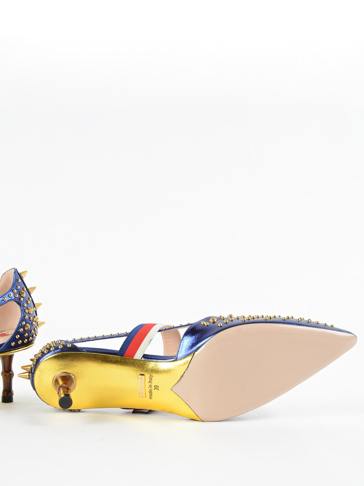 gucci studded pumps