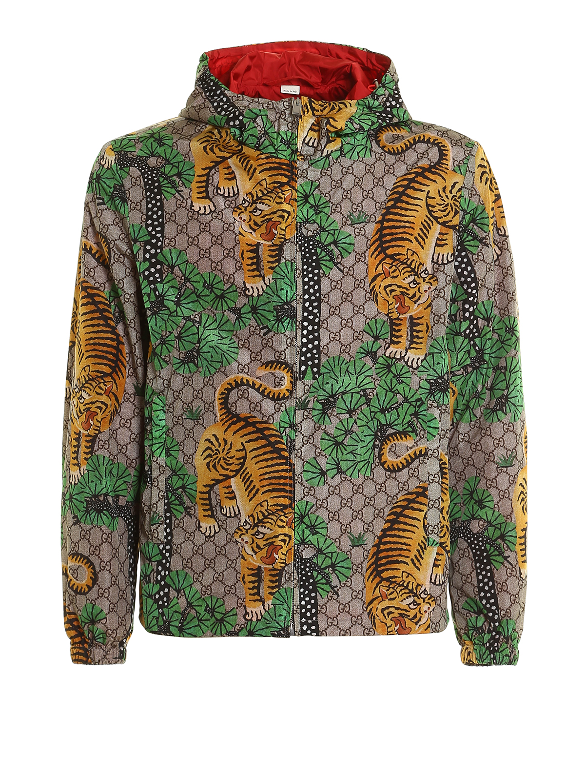 Casual jackets Gucci - Bengal print nylon jacket - 453819Z763A7761