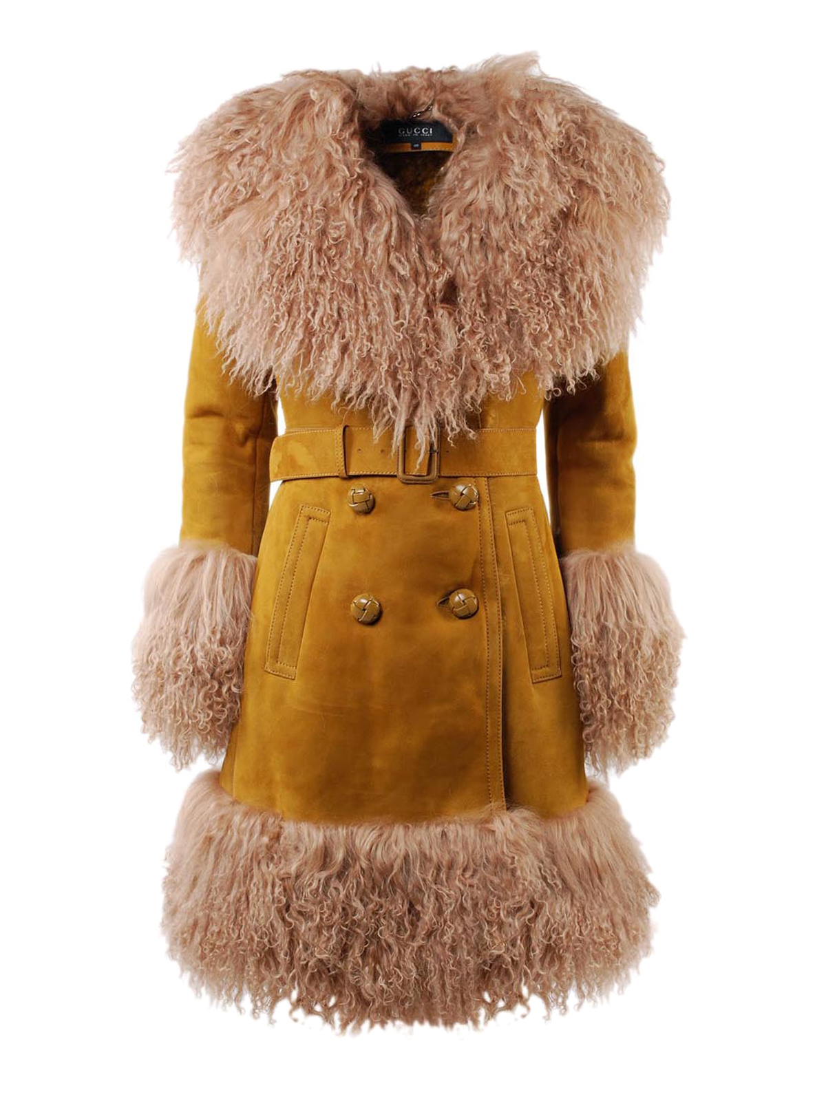 Gucci - Shearling and Mongolia fur coat 