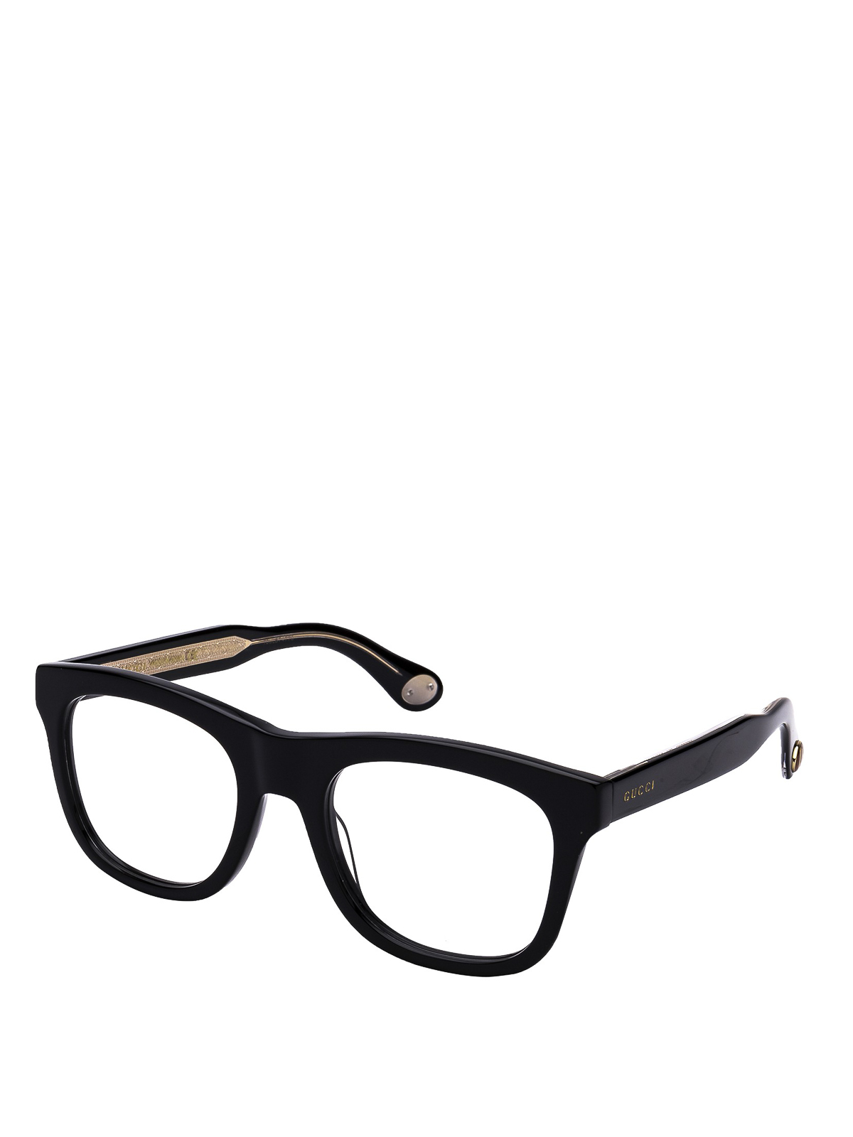 Gucci - Black square frame eyeglasses 