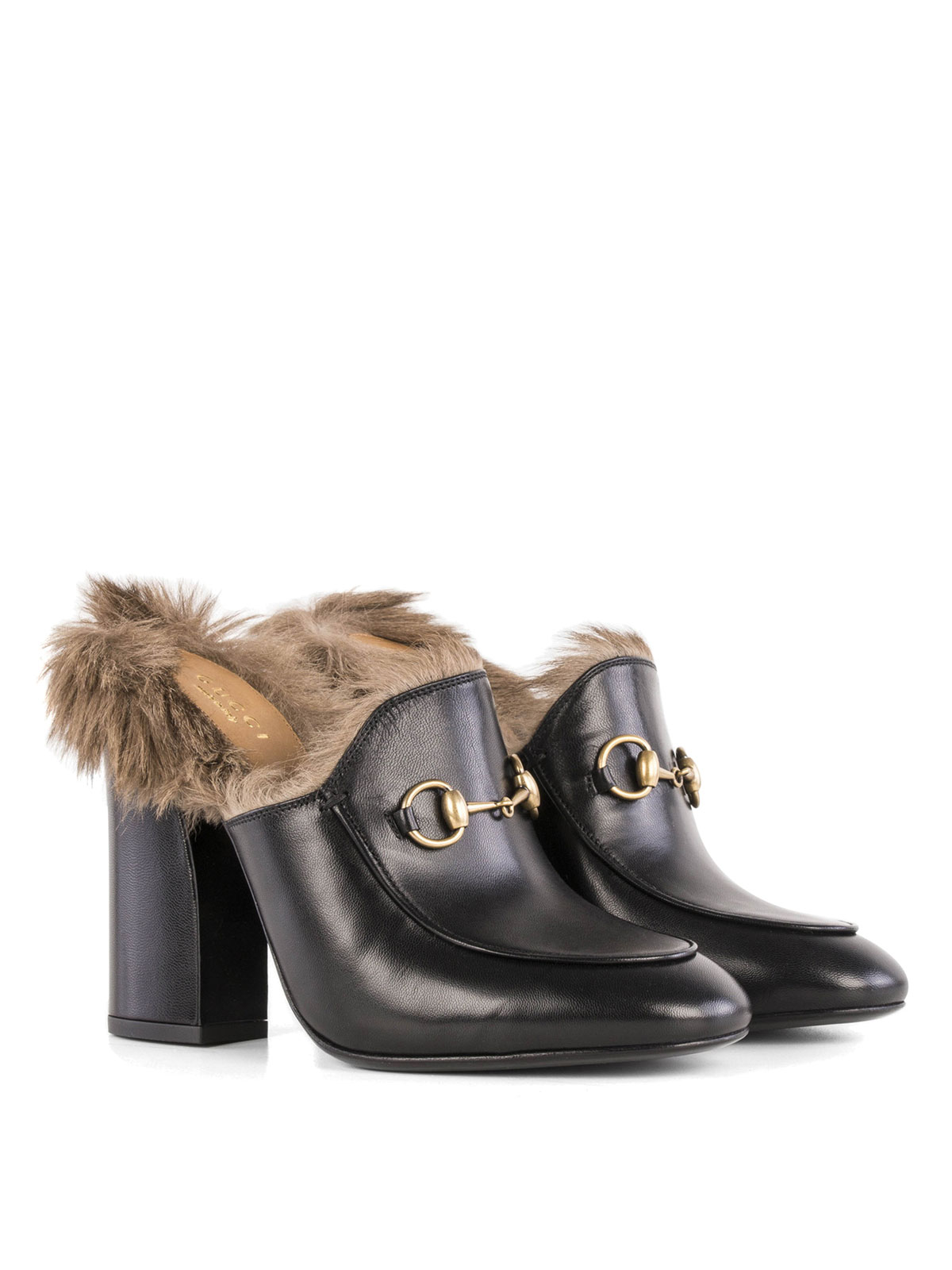 Princetown real fur lined mules by Gucci mules shoes iKRIX