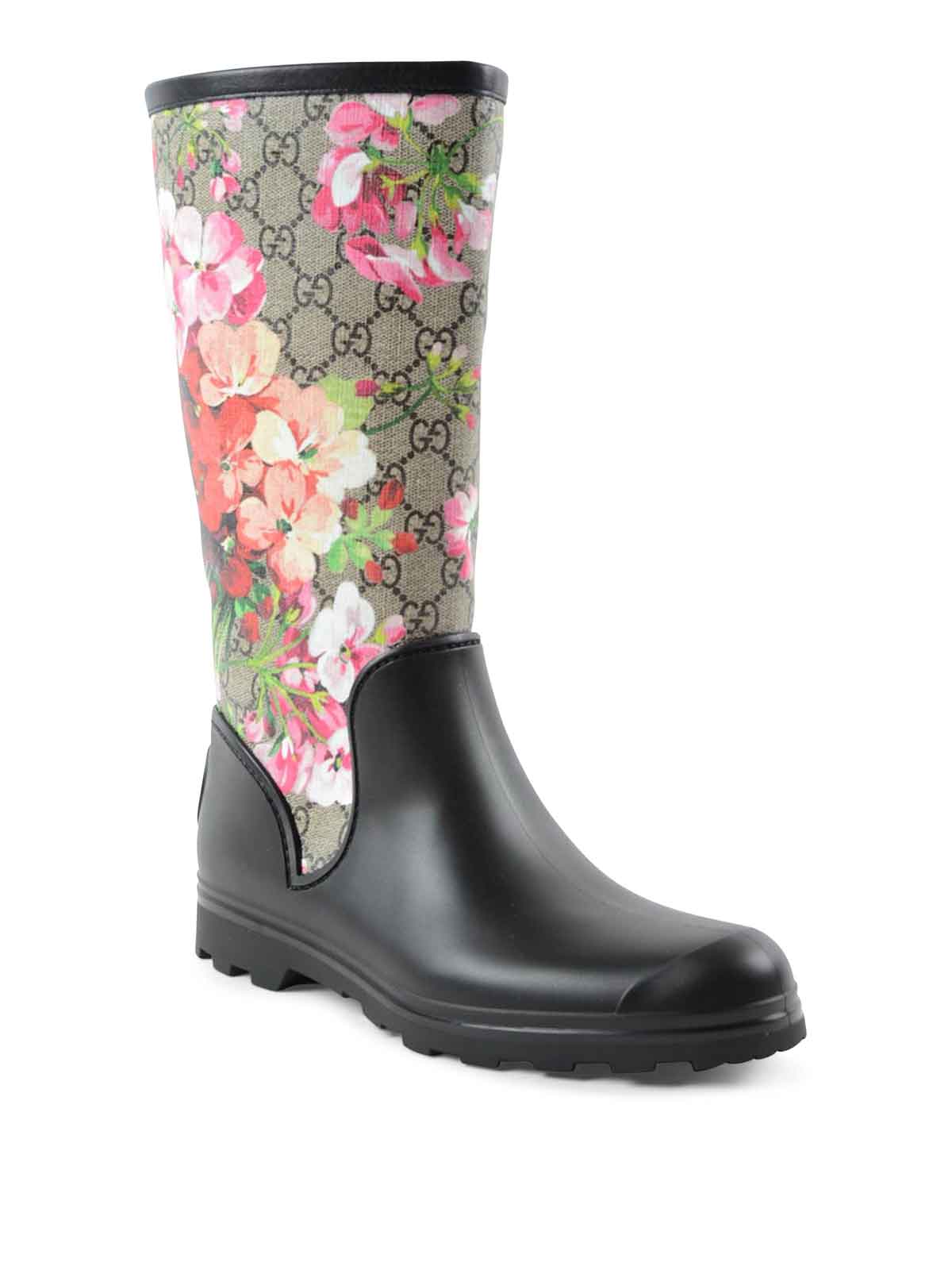 Gucci - GG Blooms rain boots - بوت 