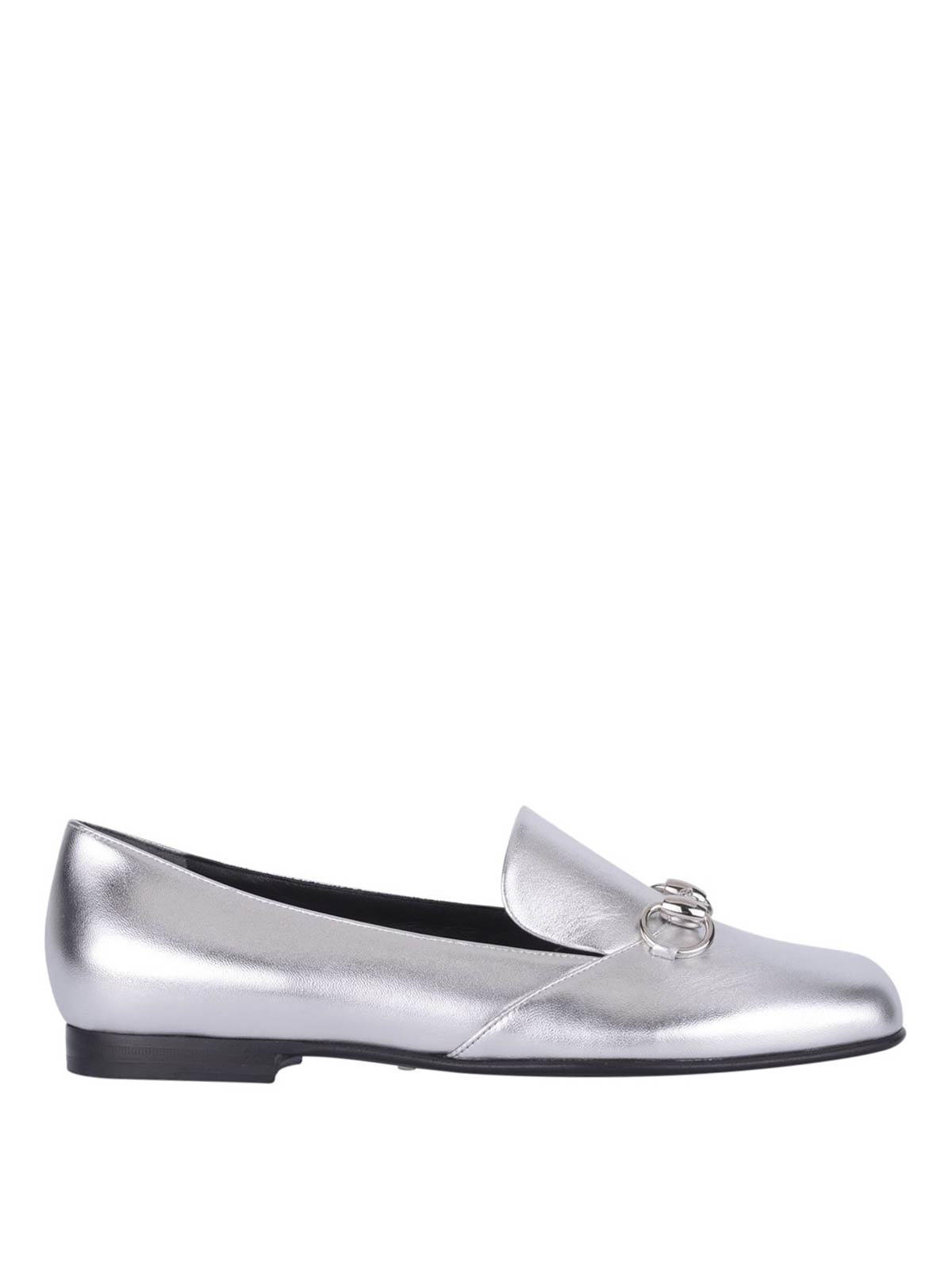 gucci metallic loafers