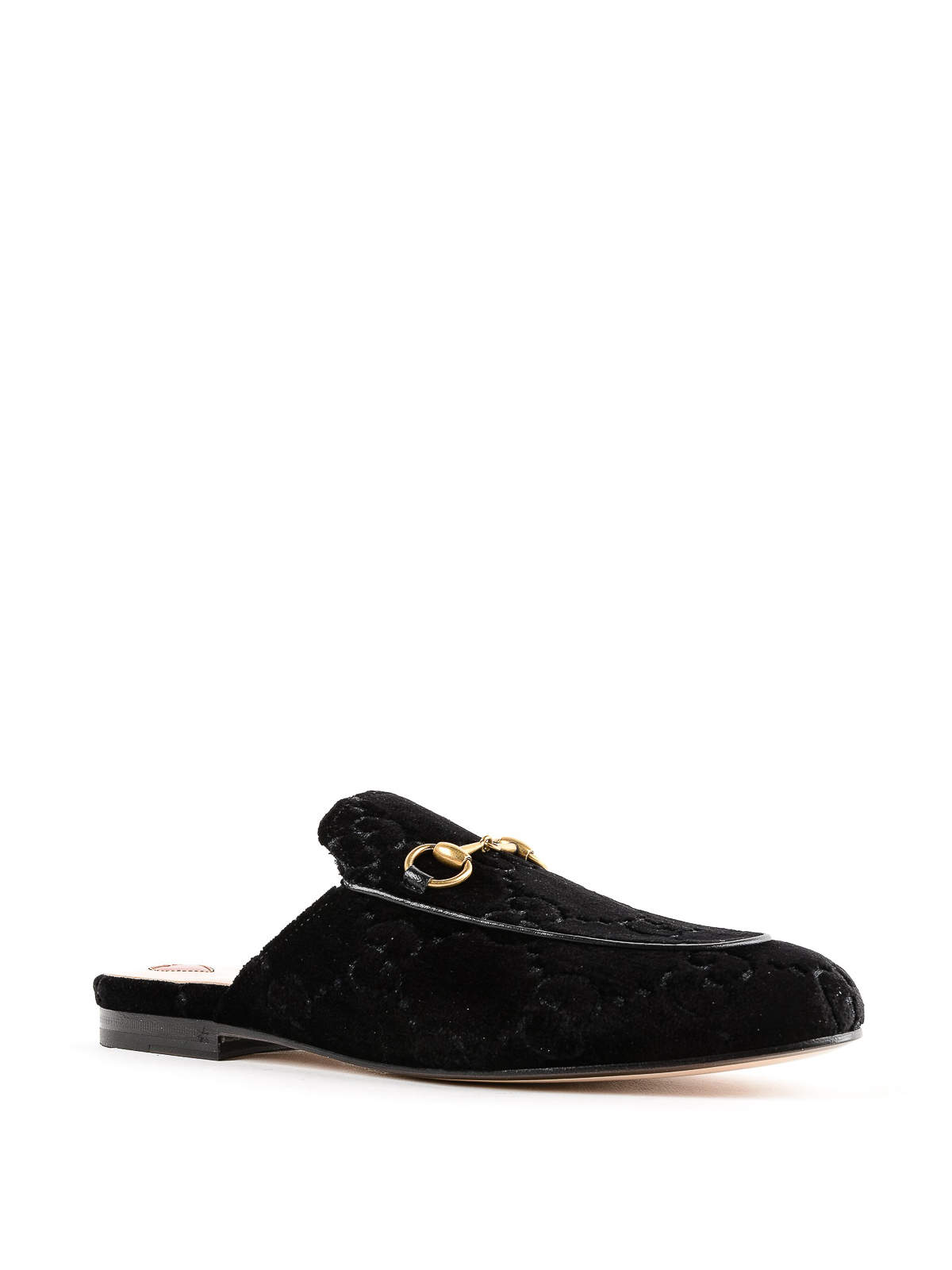 black velvet gucci loafers
