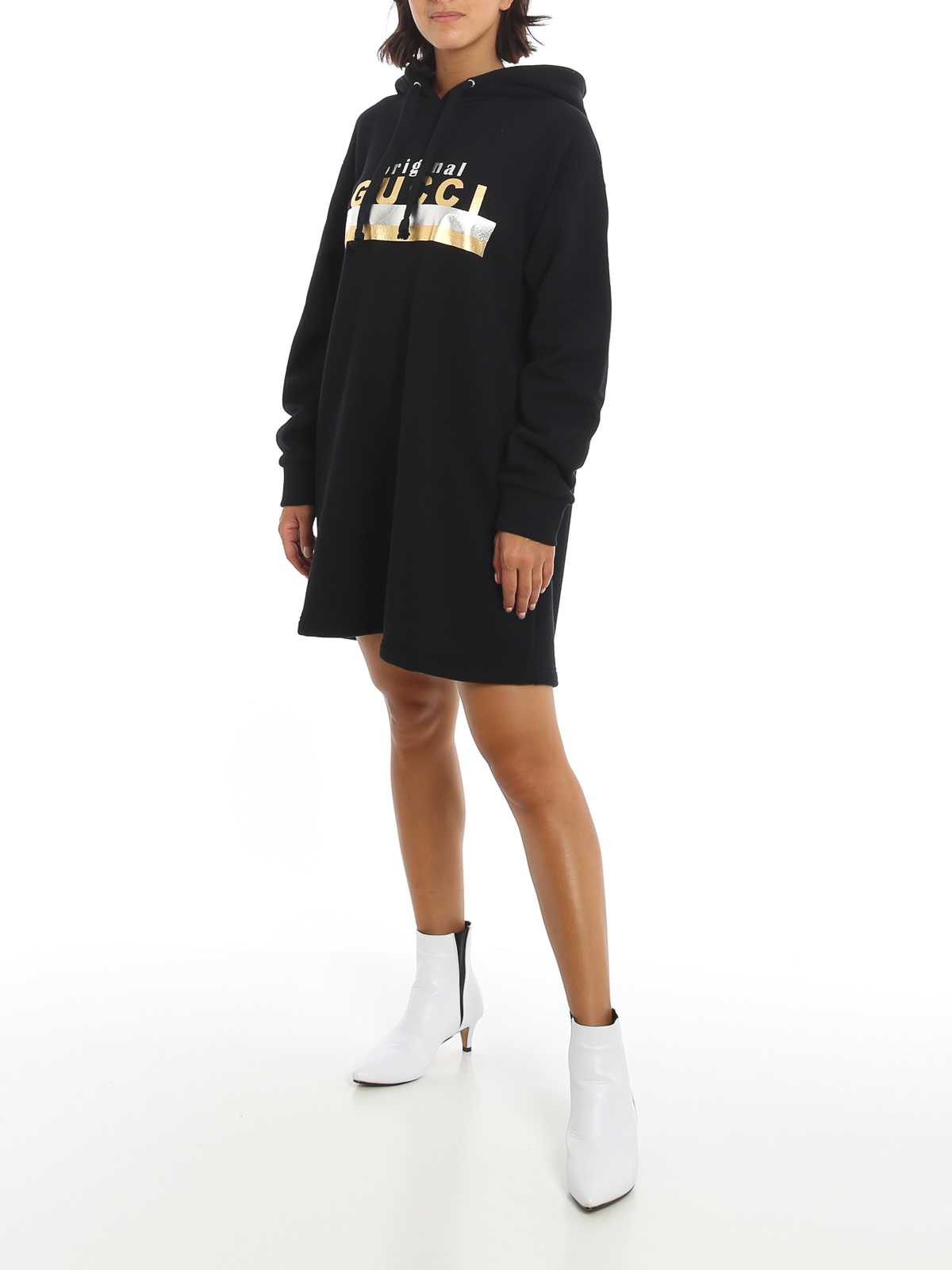 Short dresses Gucci - Laminated logo 