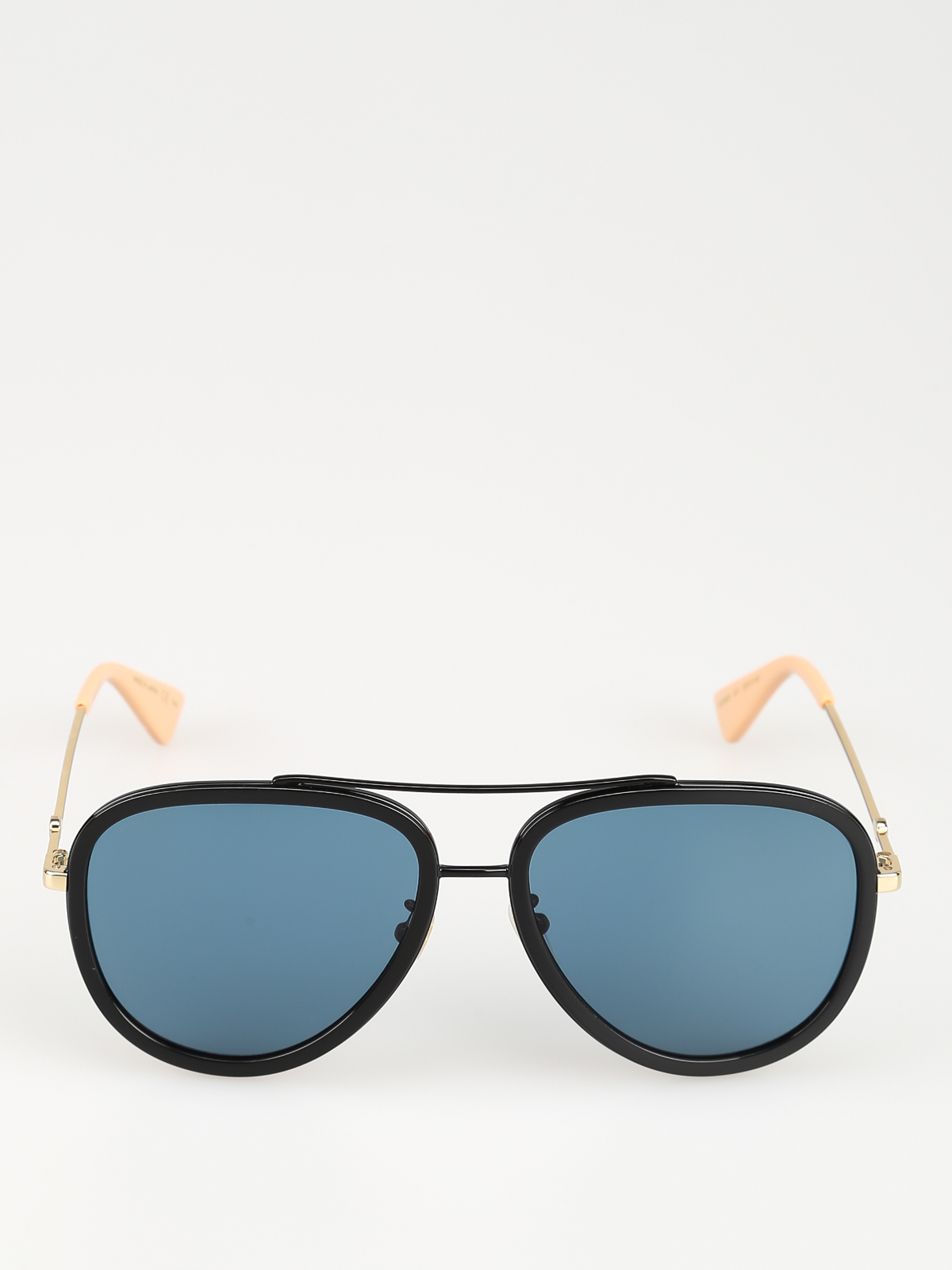 black aviator gucci sunglasses