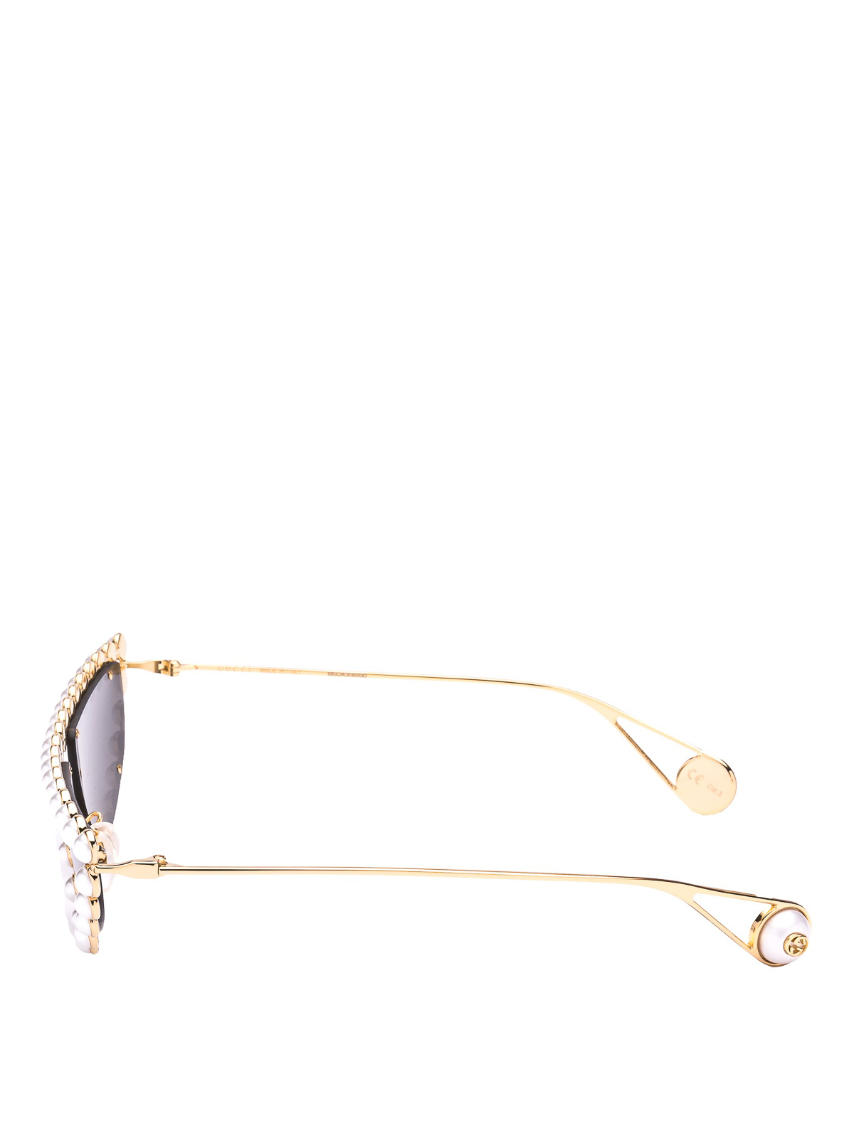 gucci cat eye pearl sunglasses