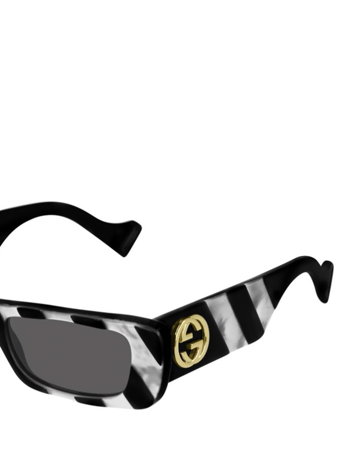 Gucci - Striped patterned sunglasses 