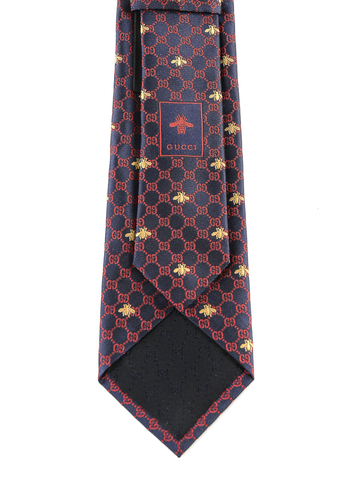 Traktat historie frygt Ties & bow ties Gucci - Interlocking G and gold-tone bees silk tie -  5450784E0024174