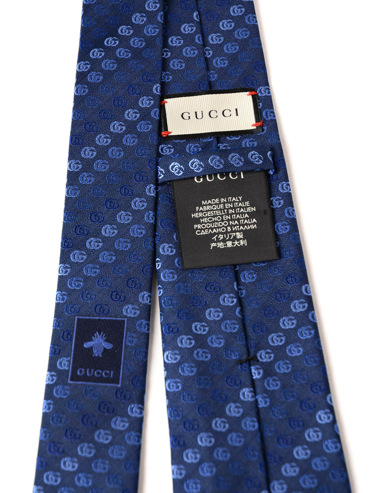 blue gucci tie
