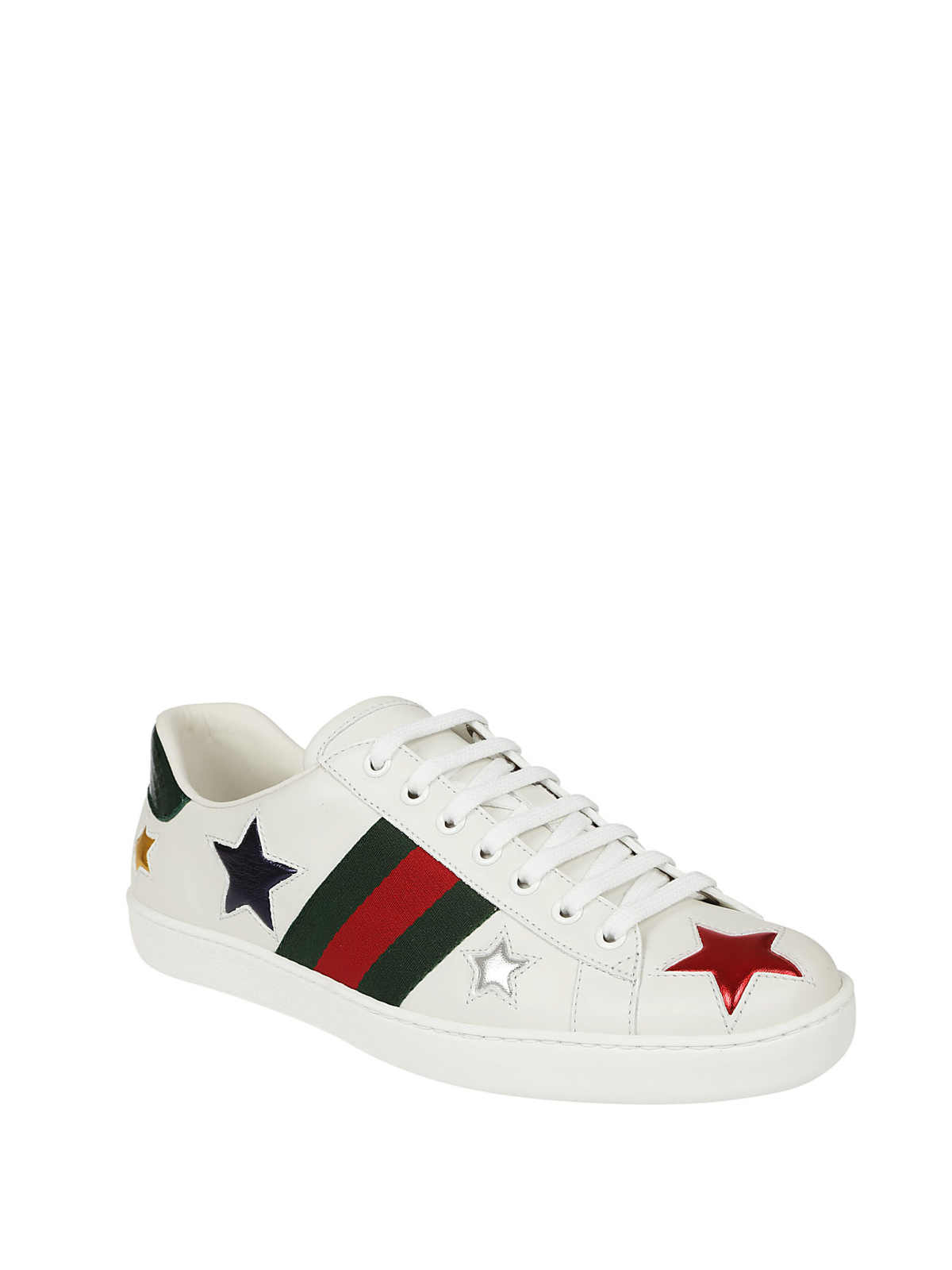 gucci embellished trainers