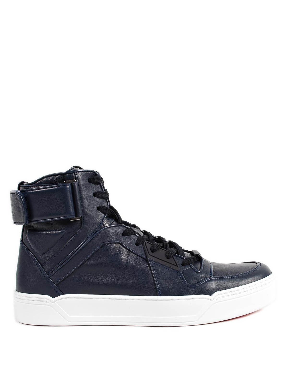 Gucci - Leather high-top trainers - trainers - 386738A38404009