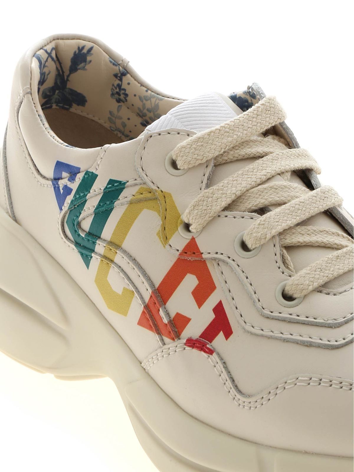 Trainers Gucci - Rhyton Gucci sneakersin ivory color - 612996DRW009022