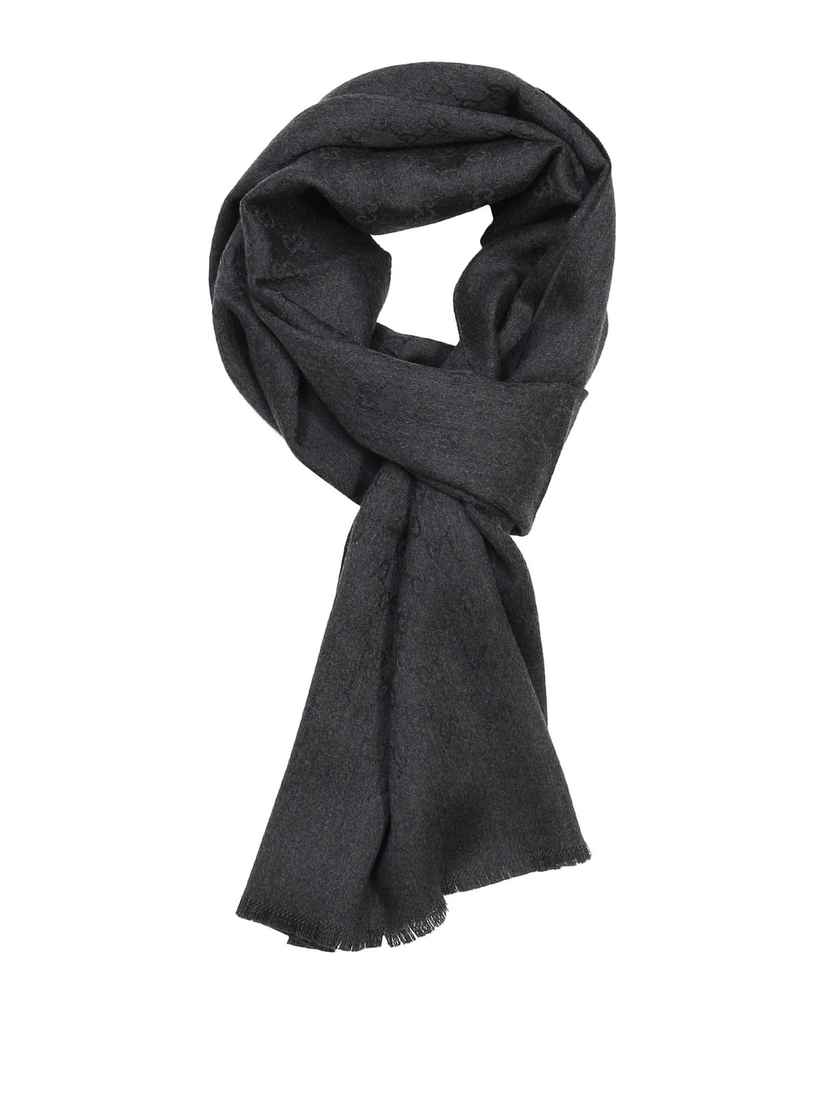 Scarves Gucci - GG cashmere jacquard scarf - 4563624G2011200 | iKRIX.com