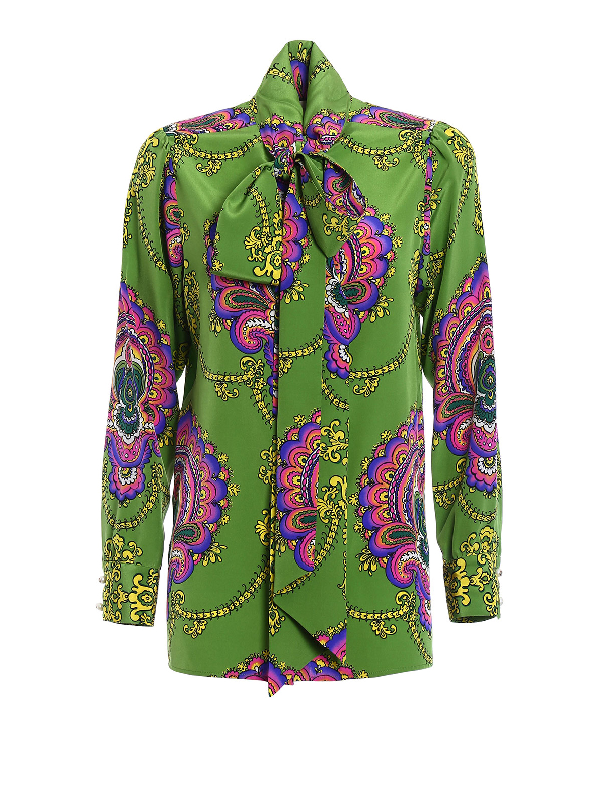 Shirts Gucci - 70s graphic print silk shirt - 467085ZKP463026 | iKRIX.com