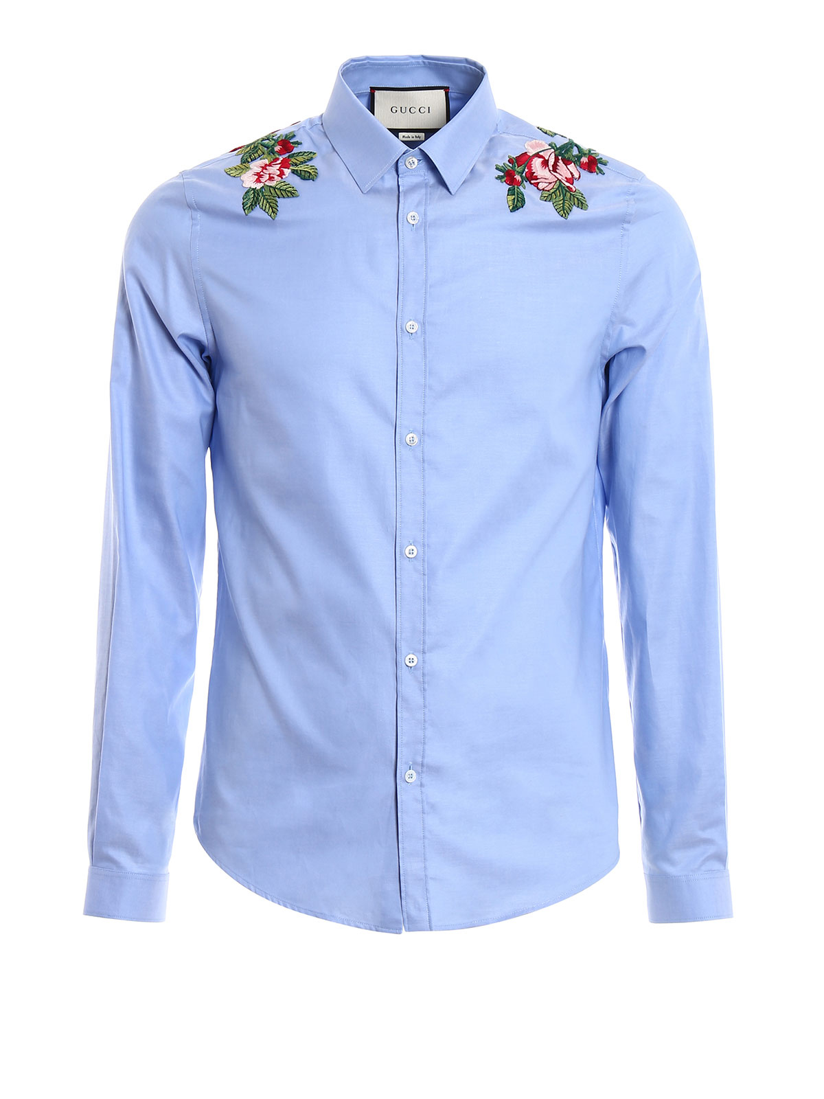 Shirts Gucci - Duke embroidered cotton shirt - 478810Z338E4910 