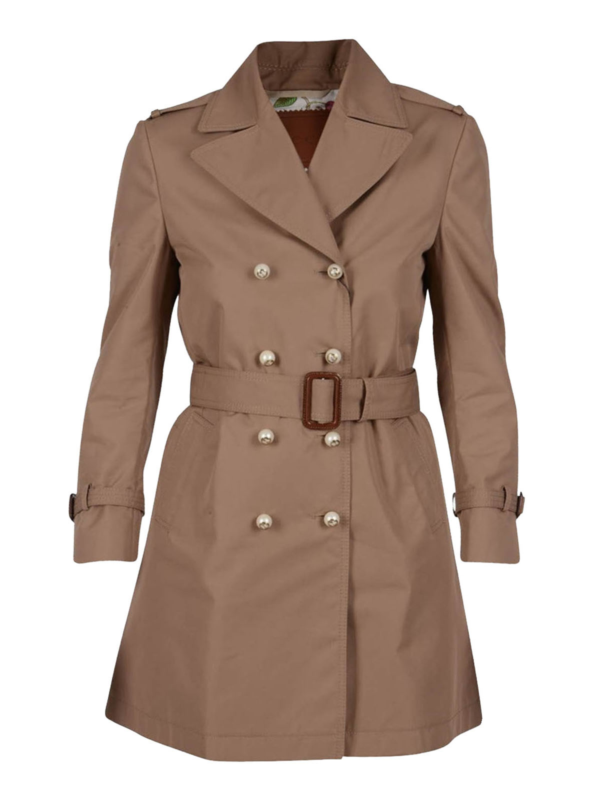 Short coats Gucci - Double-breasted trench coat - 405810ZGZ399440