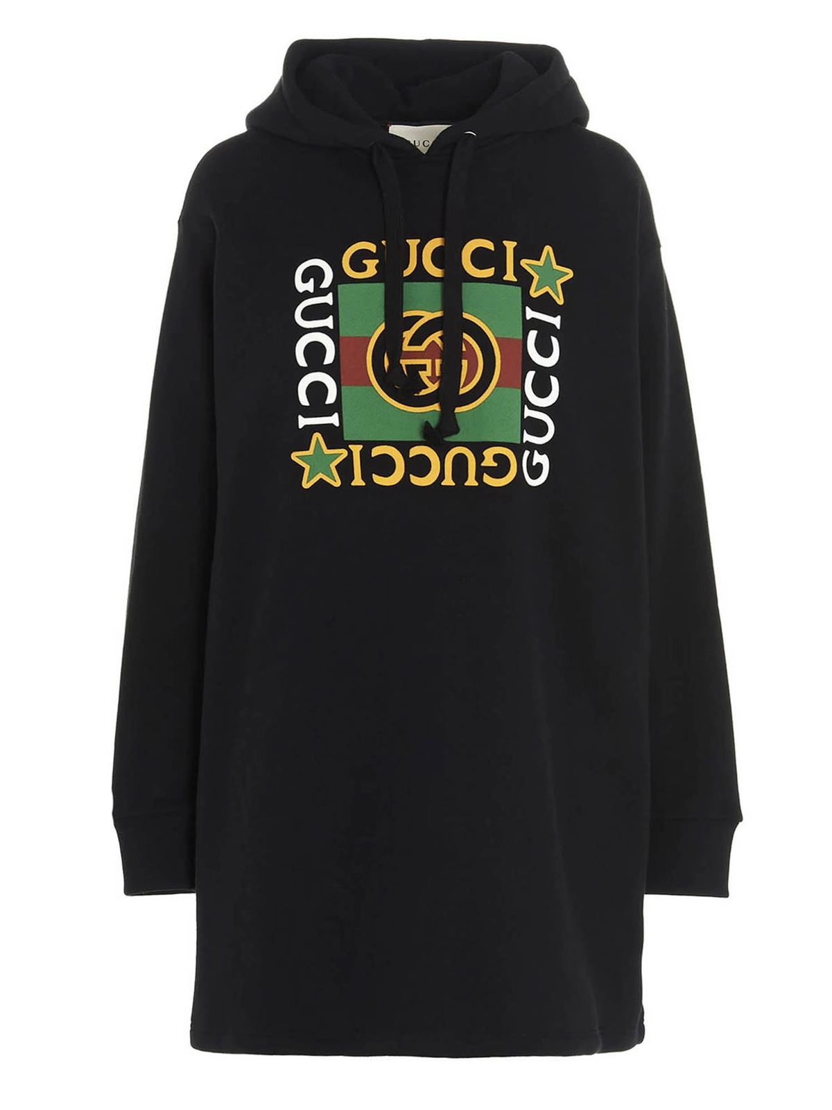 gucci vintage logo hooded sweatshirt