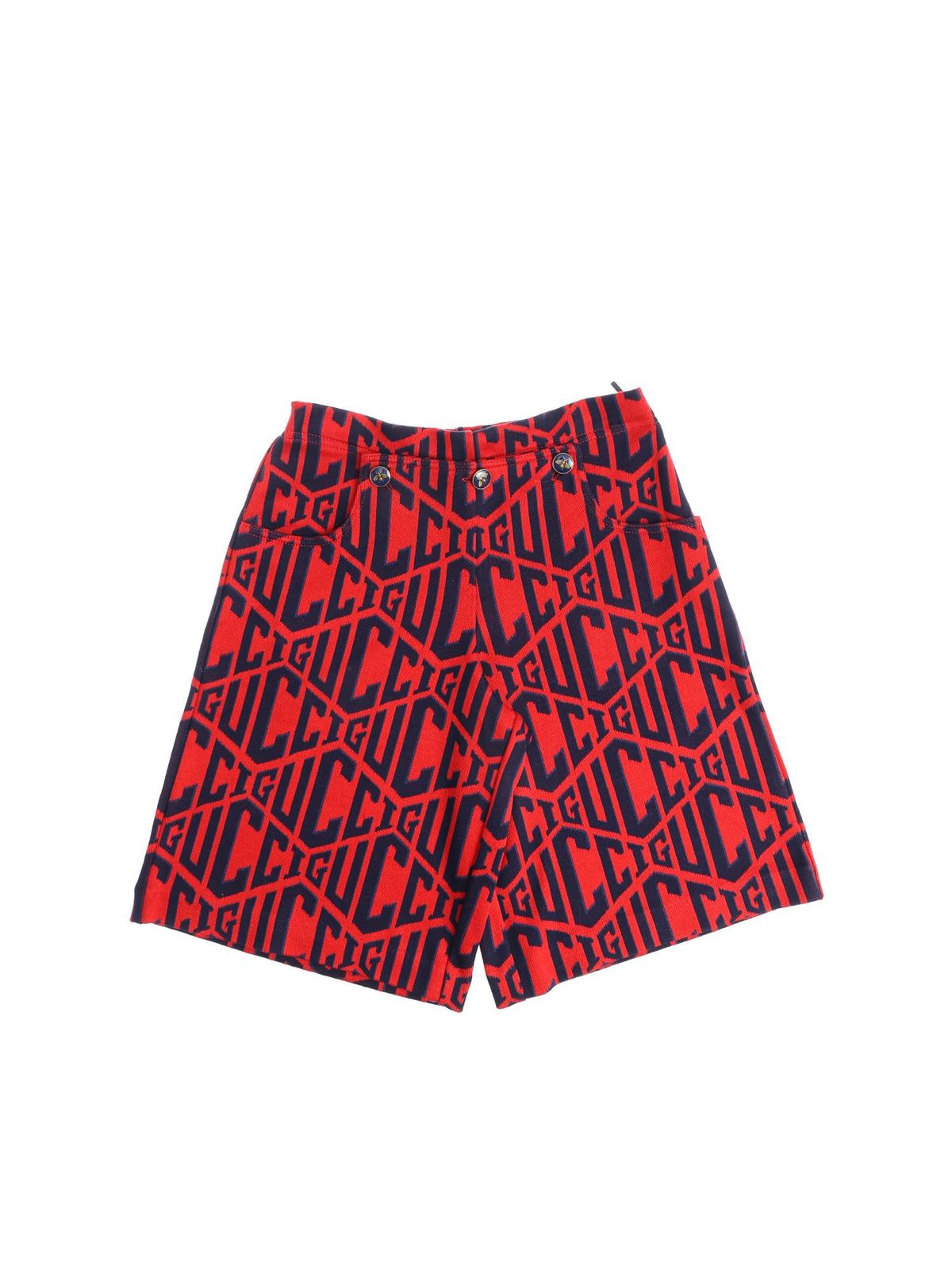 Gucci - Logo print shorts - shorts 