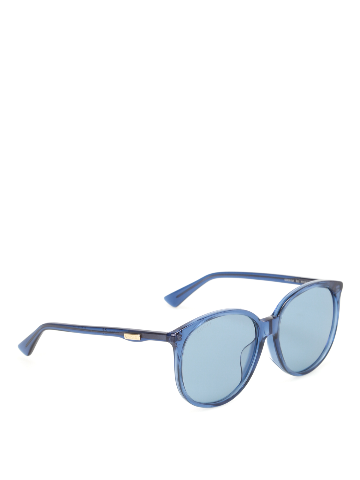 blue gucci glasses