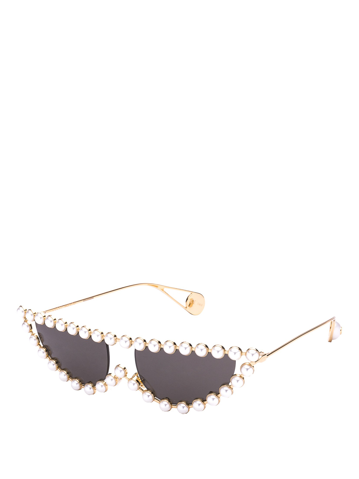 gucci cat eye pearl sunglasses