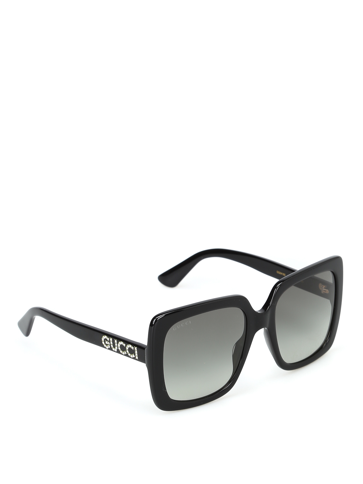 Sunglasses Gucci Crystal Logo Acetate Sunglasses Gg0418s001